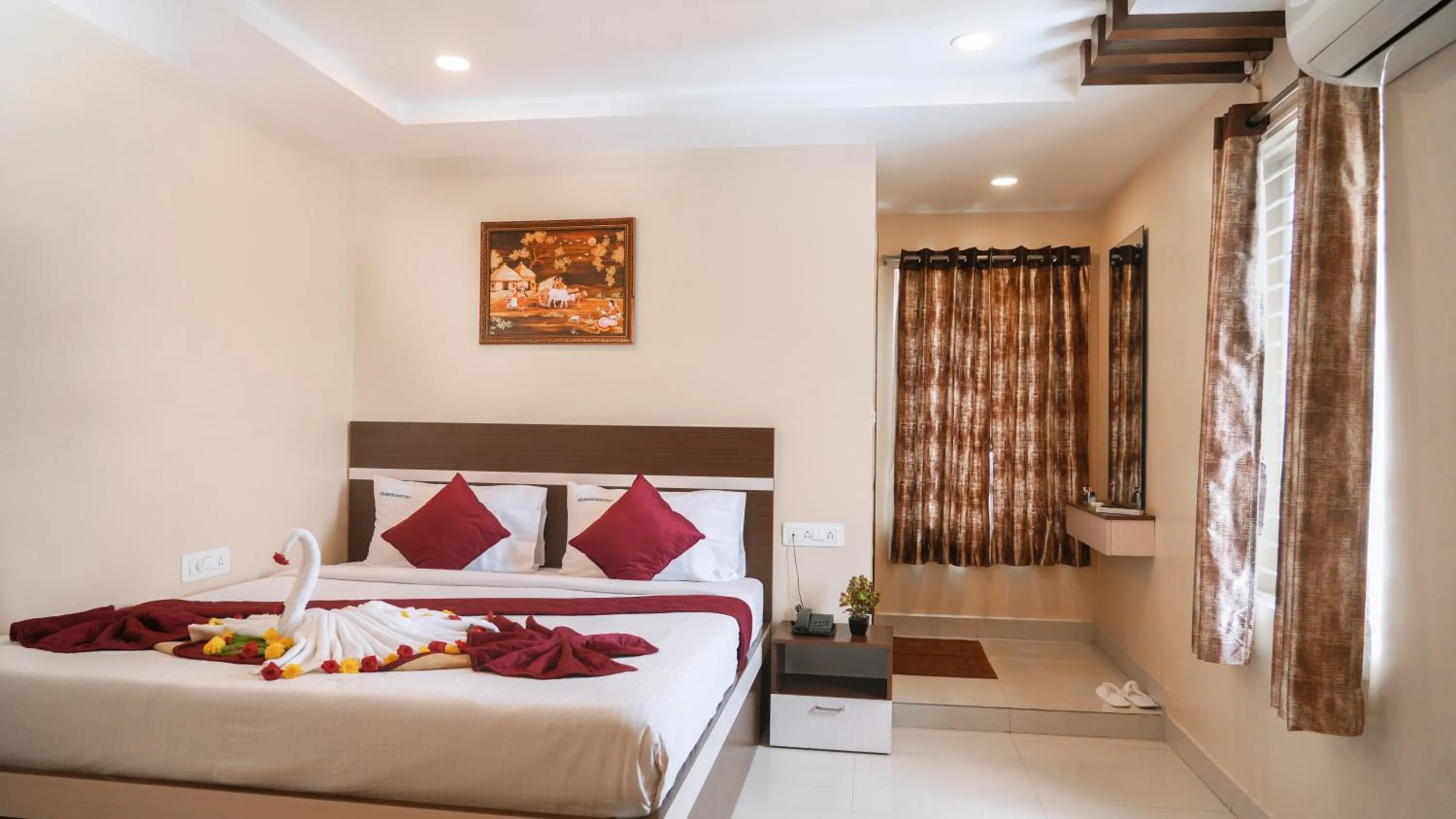 Bed in Hotel Mountview Comforts