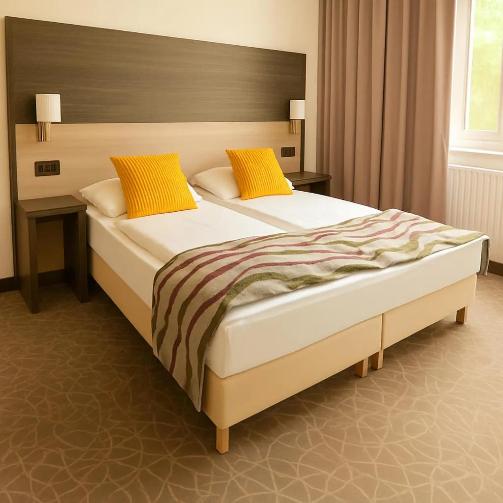 Bed in Arion Cityhotel Vienna