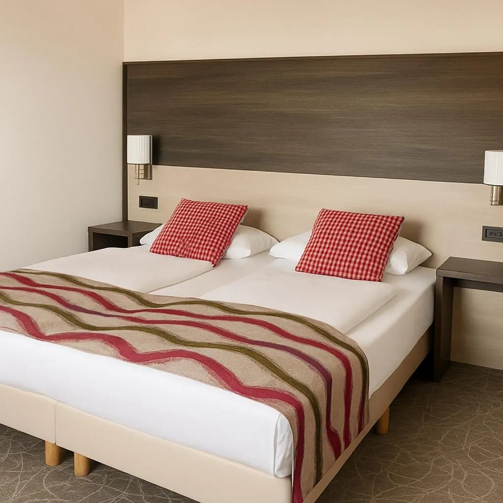 Bed in Arion Cityhotel Vienna