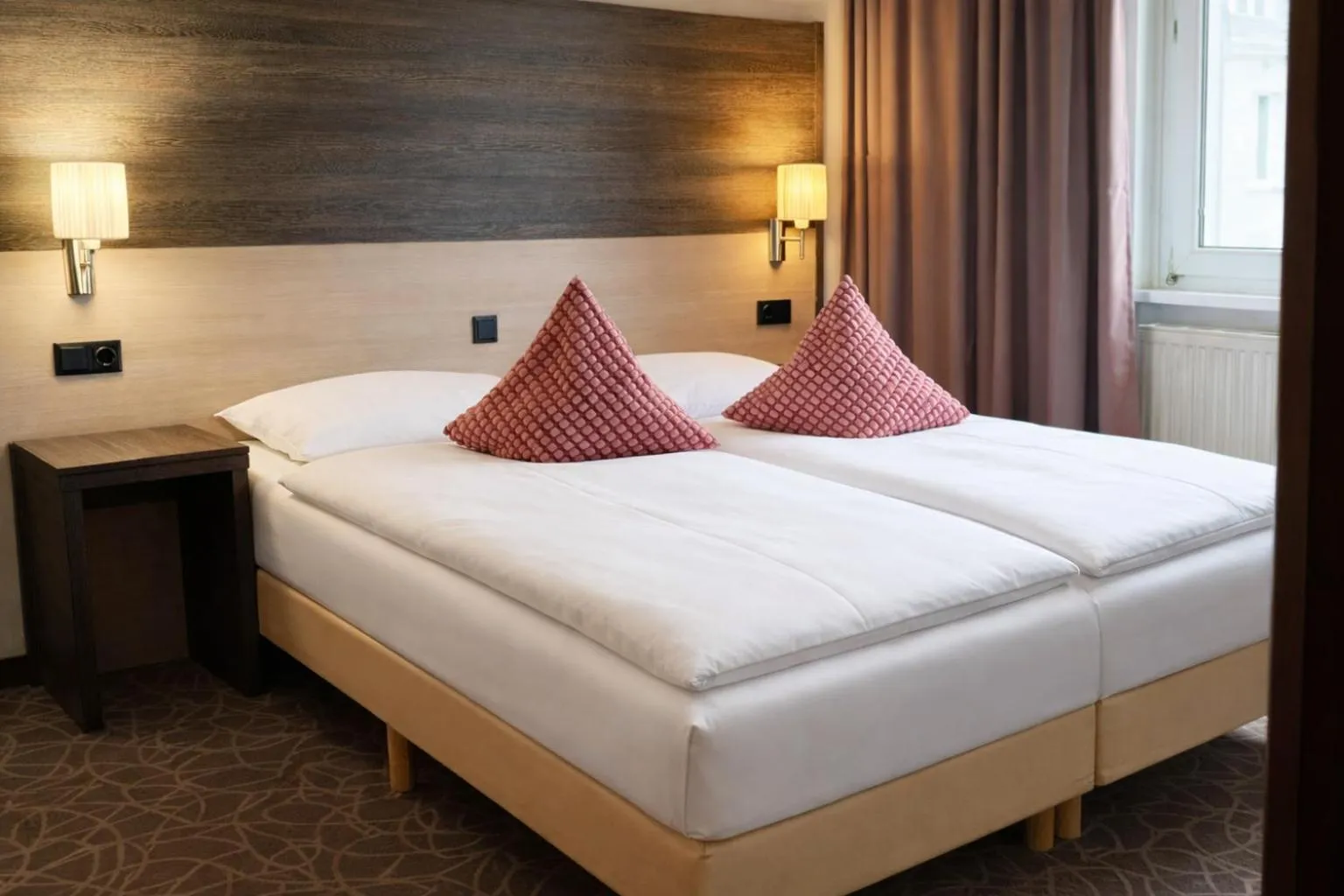 Bed in Arion Cityhotel Vienna