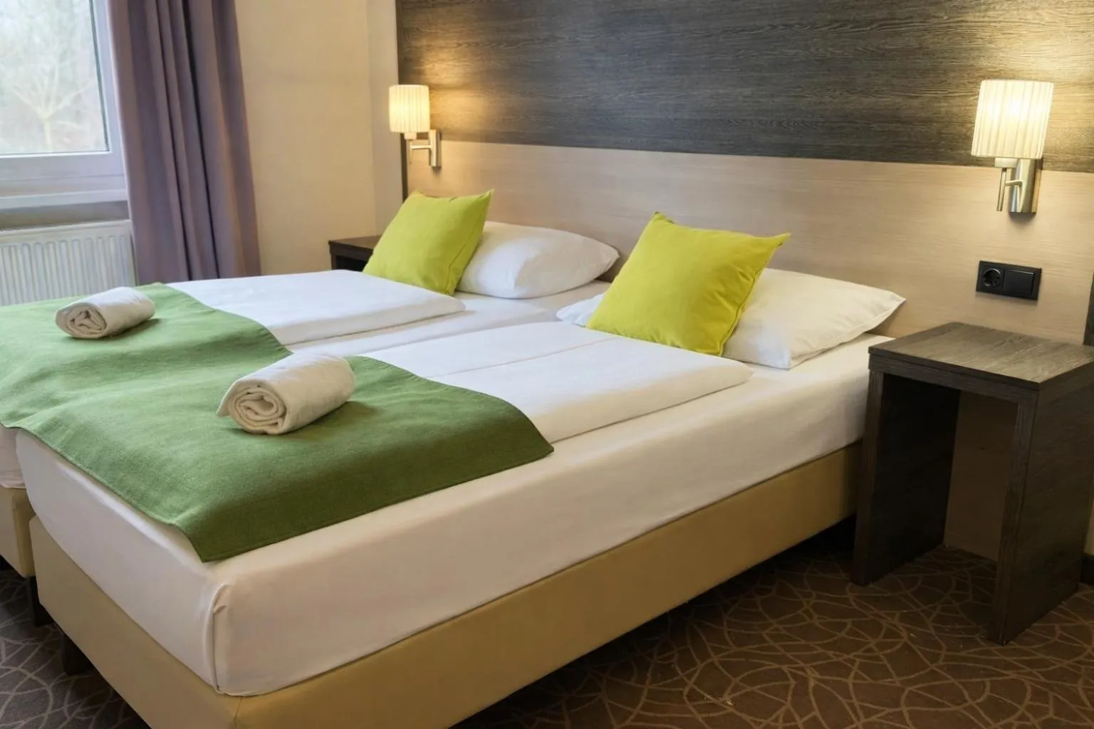Bed in Arion Cityhotel Vienna