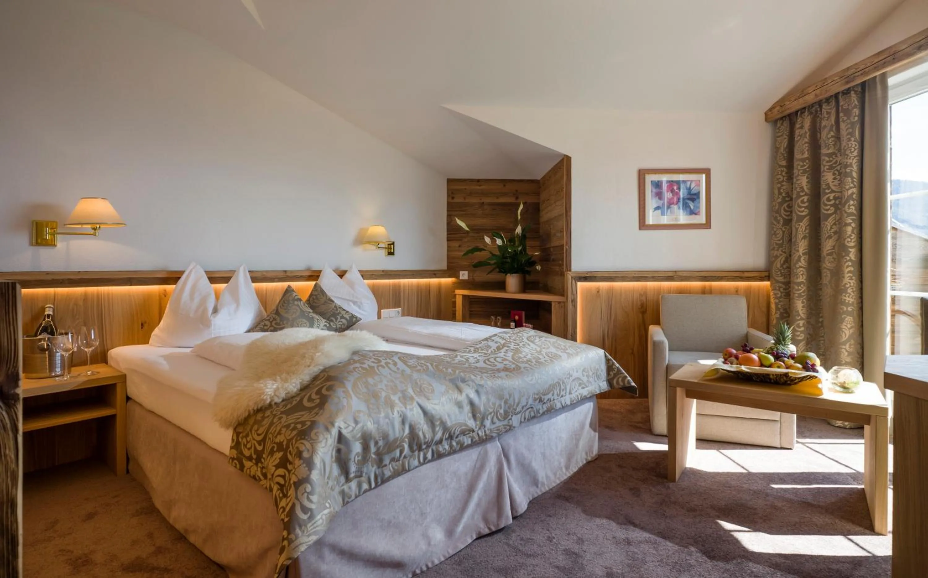 Bed in Hotel Panorama Royal