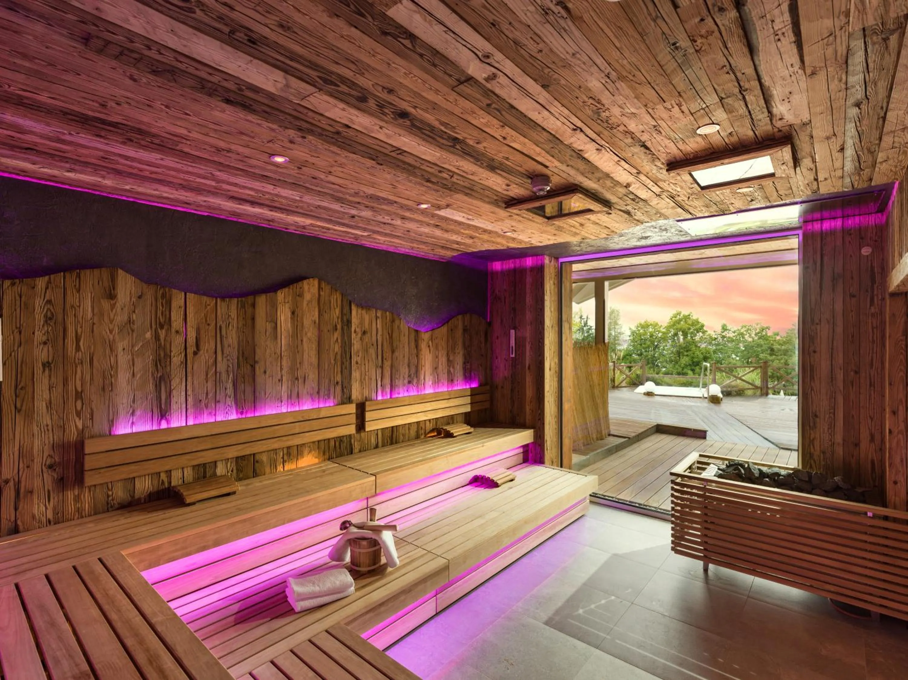 Sauna in Hotel Panorama Royal