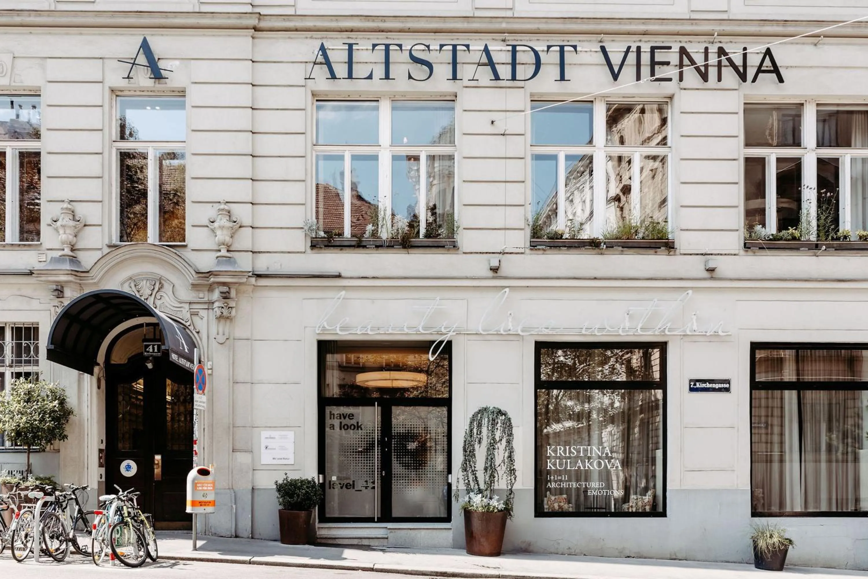 Property building in Small Luxury Hotel Altstadt Vienna