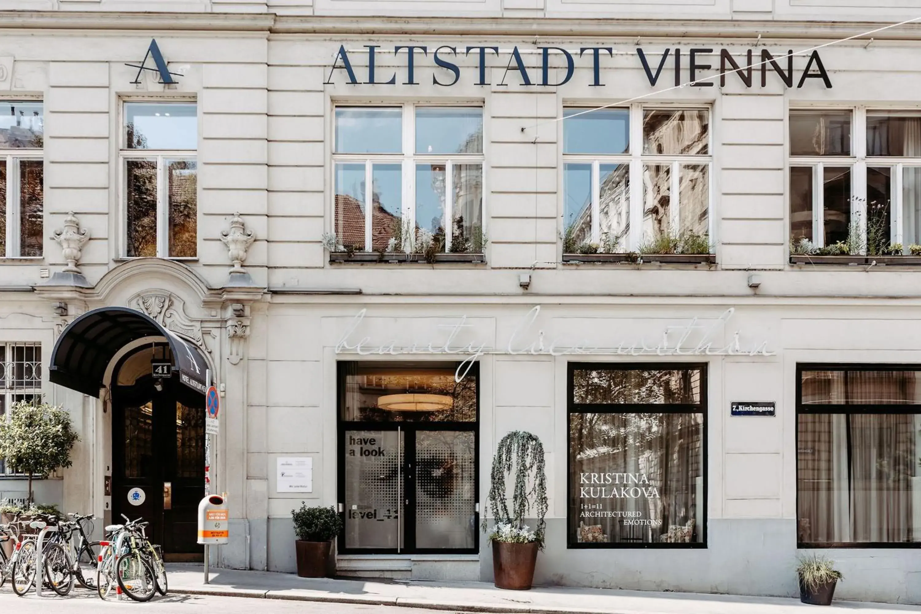 Property building in Small Luxury Hotel Altstadt Vienna Property building in Small Luxury Hotel Altstadt Vienna