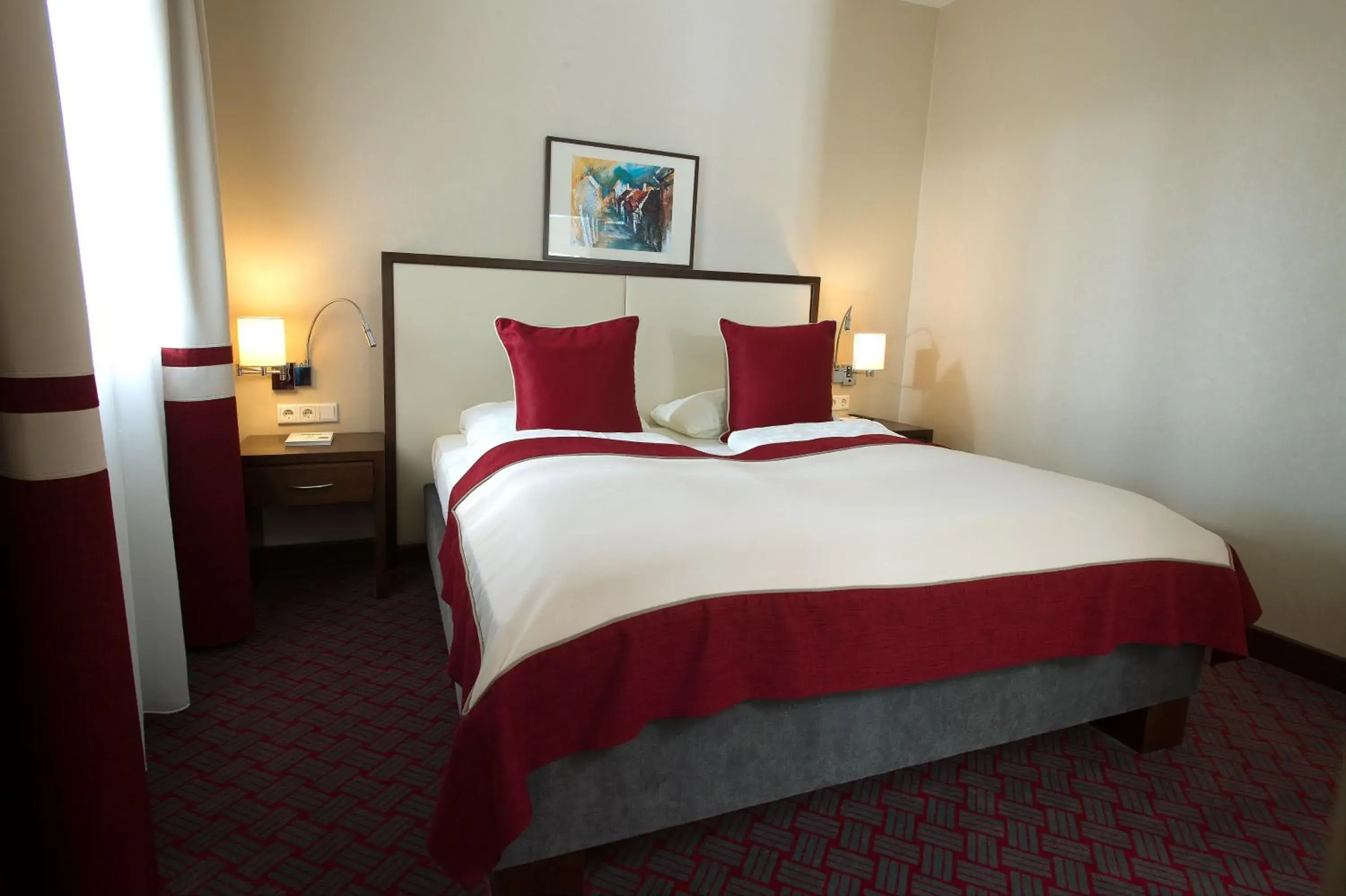 Deluxe Double Room with Balcony - Lake Side in Seehotel Rust Deluxe Double Room with Balcony - Lake Side in Seehotel Rust