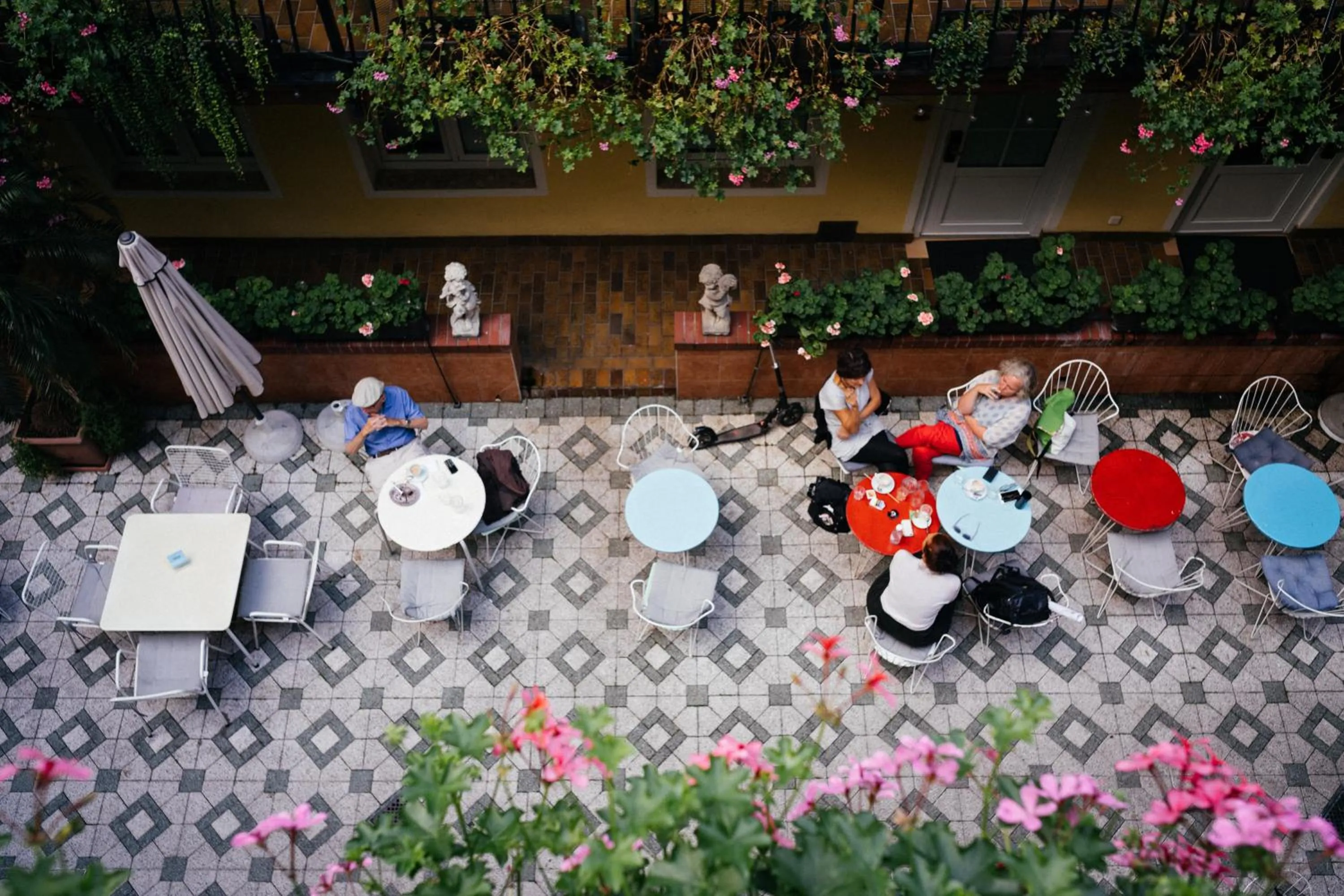 Patio in Hotel Am Brillantengrund