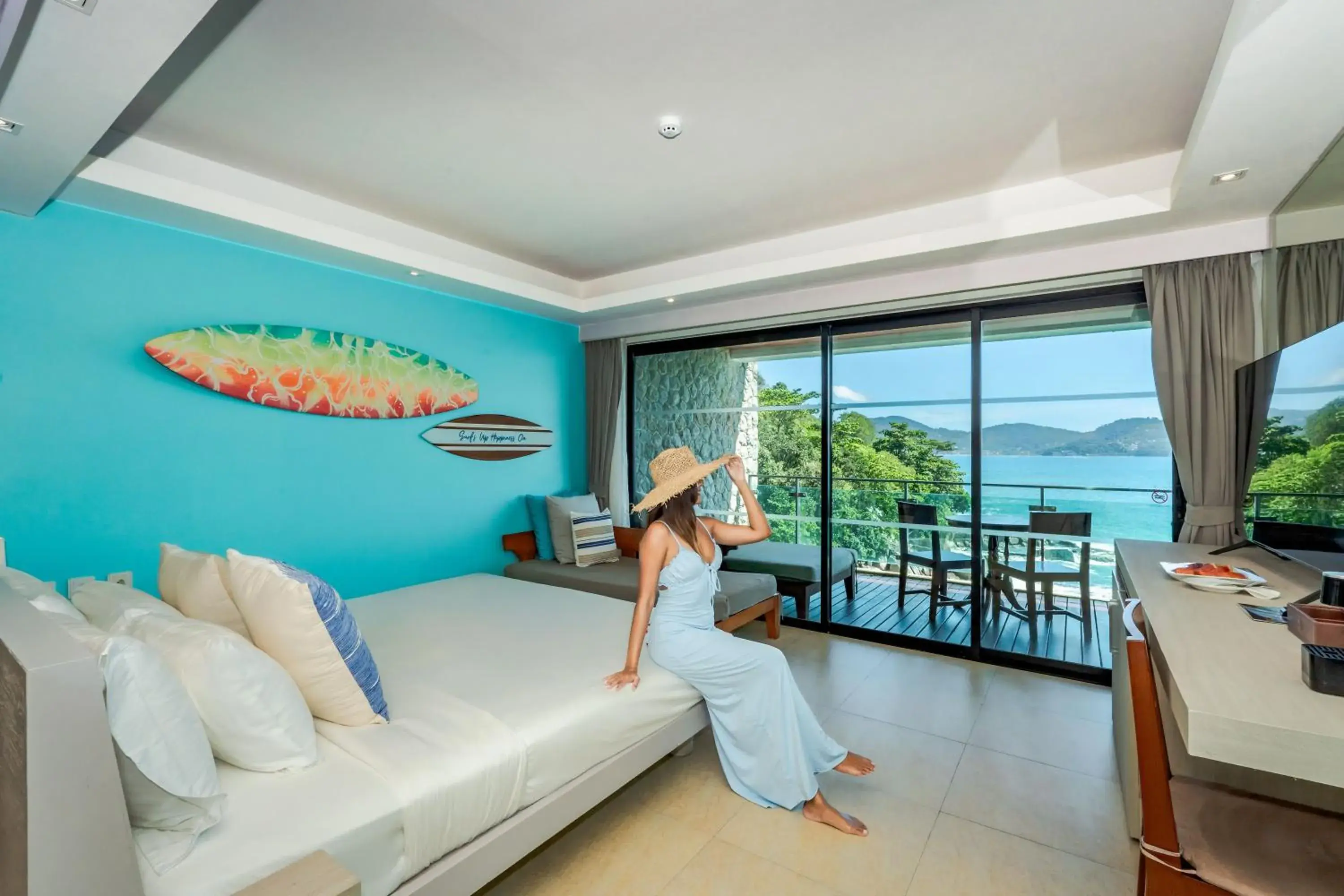 Bedroom, Bed in Zenmaya Oceanfront Phuket, Trademark Collection by Wyndham Bedroom, Bed in Zenmaya Oceanfront Phuket, Trademark Collection by Wyndham