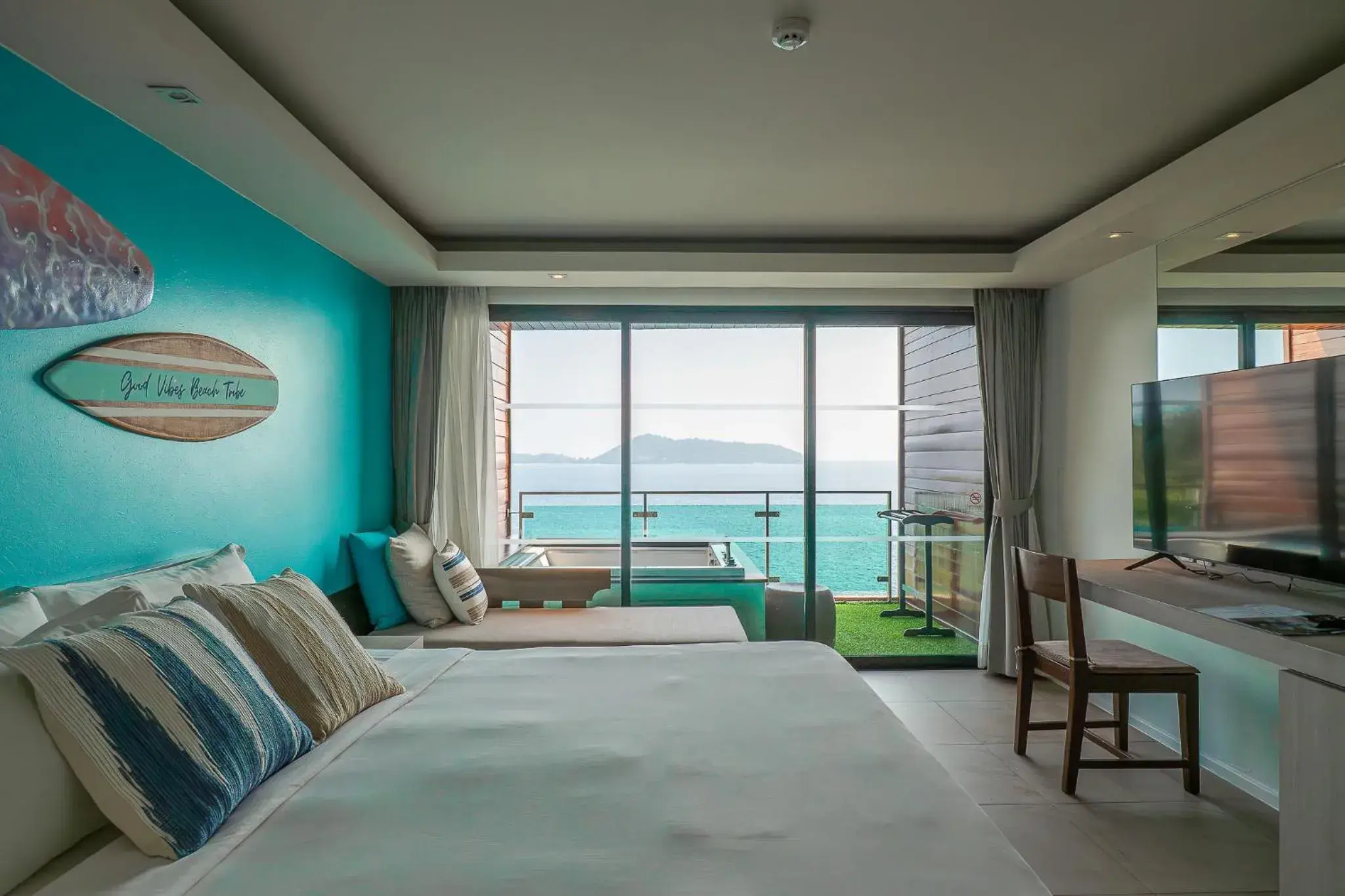 Sea view, Bed in Zenmaya Oceanfront Phuket, Trademark Collection by Wyndham Sea view, Bed in Zenmaya Oceanfront Phuket, Trademark Collection by Wyndham