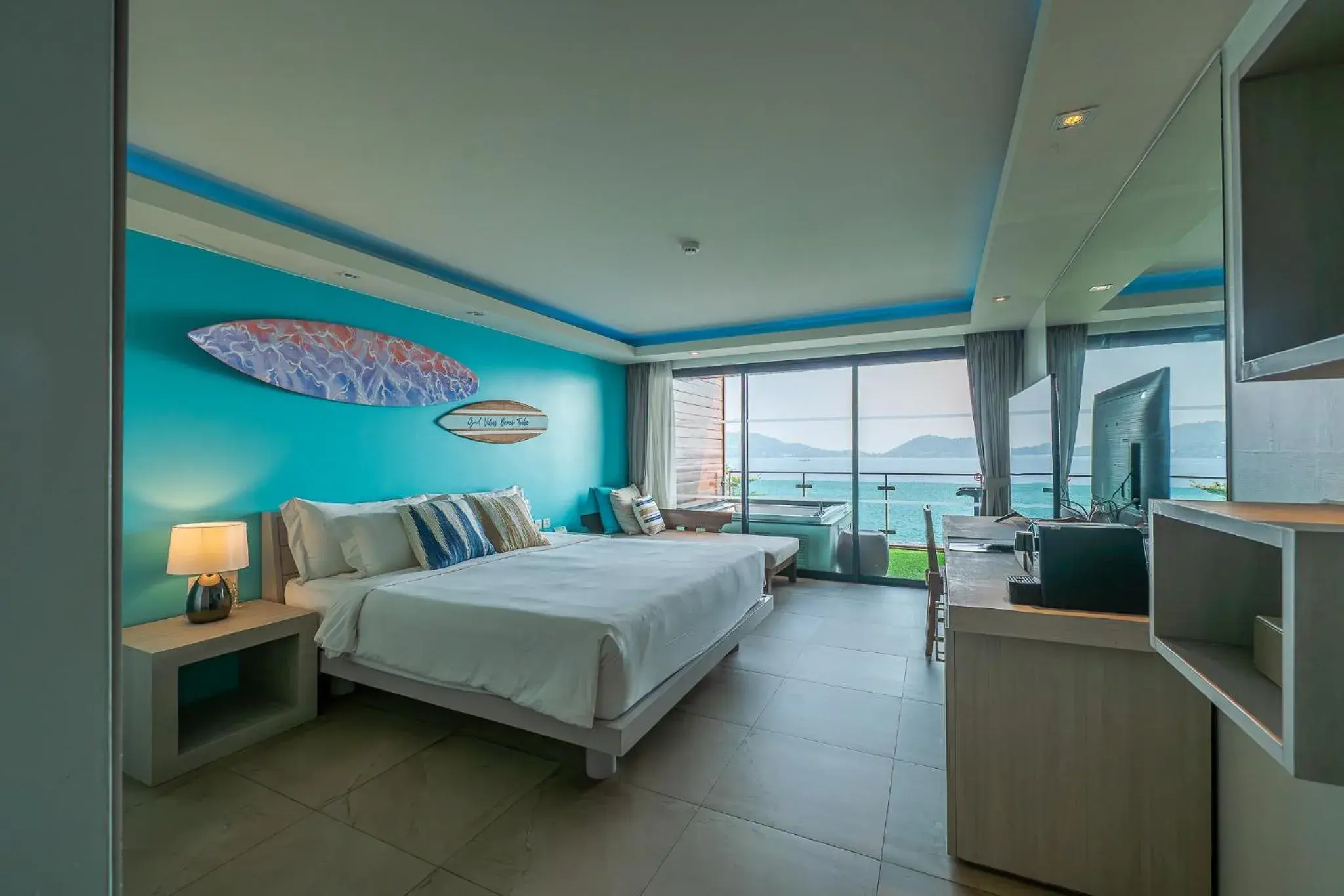 Sea view, Bed in Zenmaya Oceanfront Phuket, Trademark Collection by Wyndham Sea view, Bed in Zenmaya Oceanfront Phuket, Trademark Collection by Wyndham