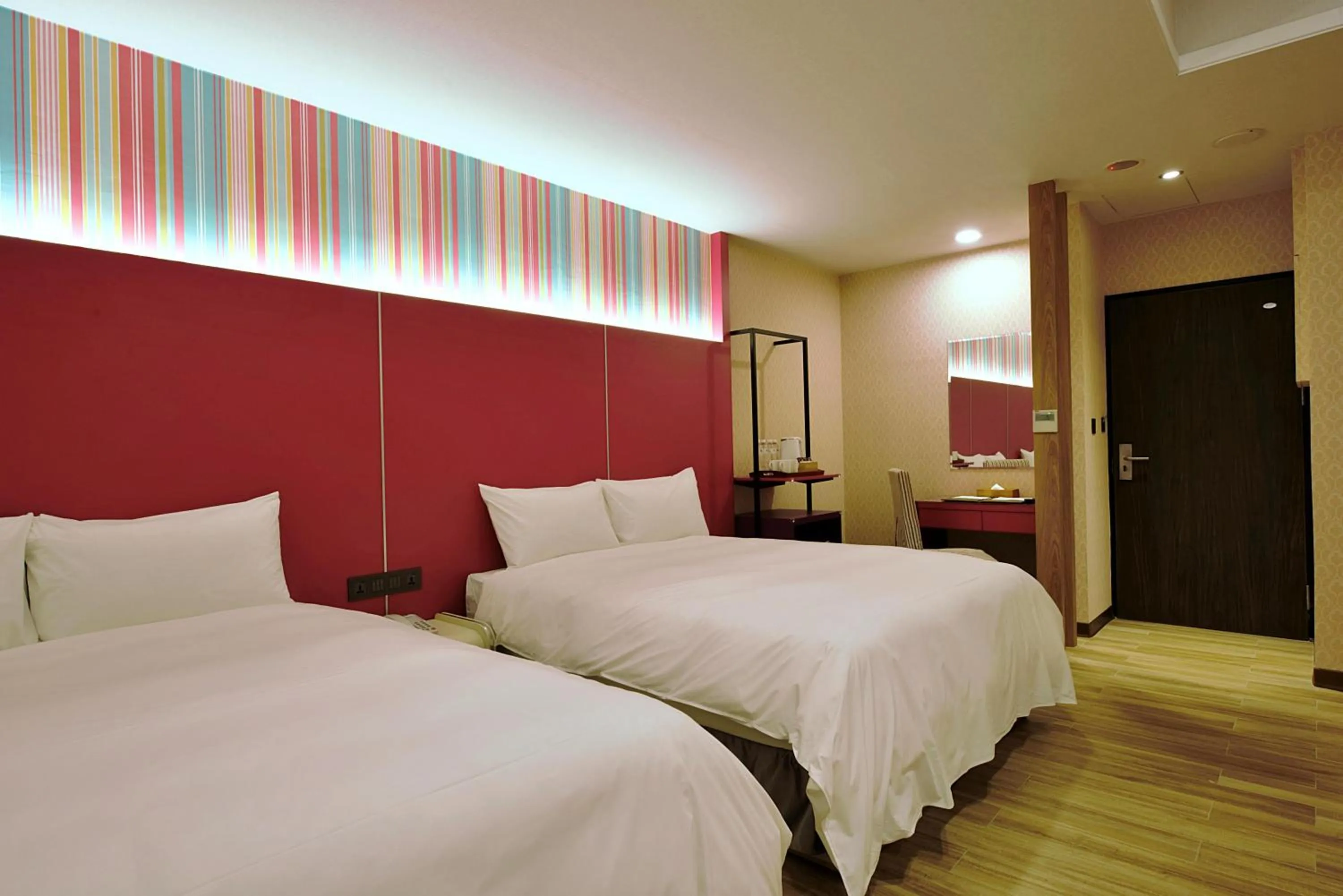 Bed in Muen Yuan Dong Hot Spring Hotel