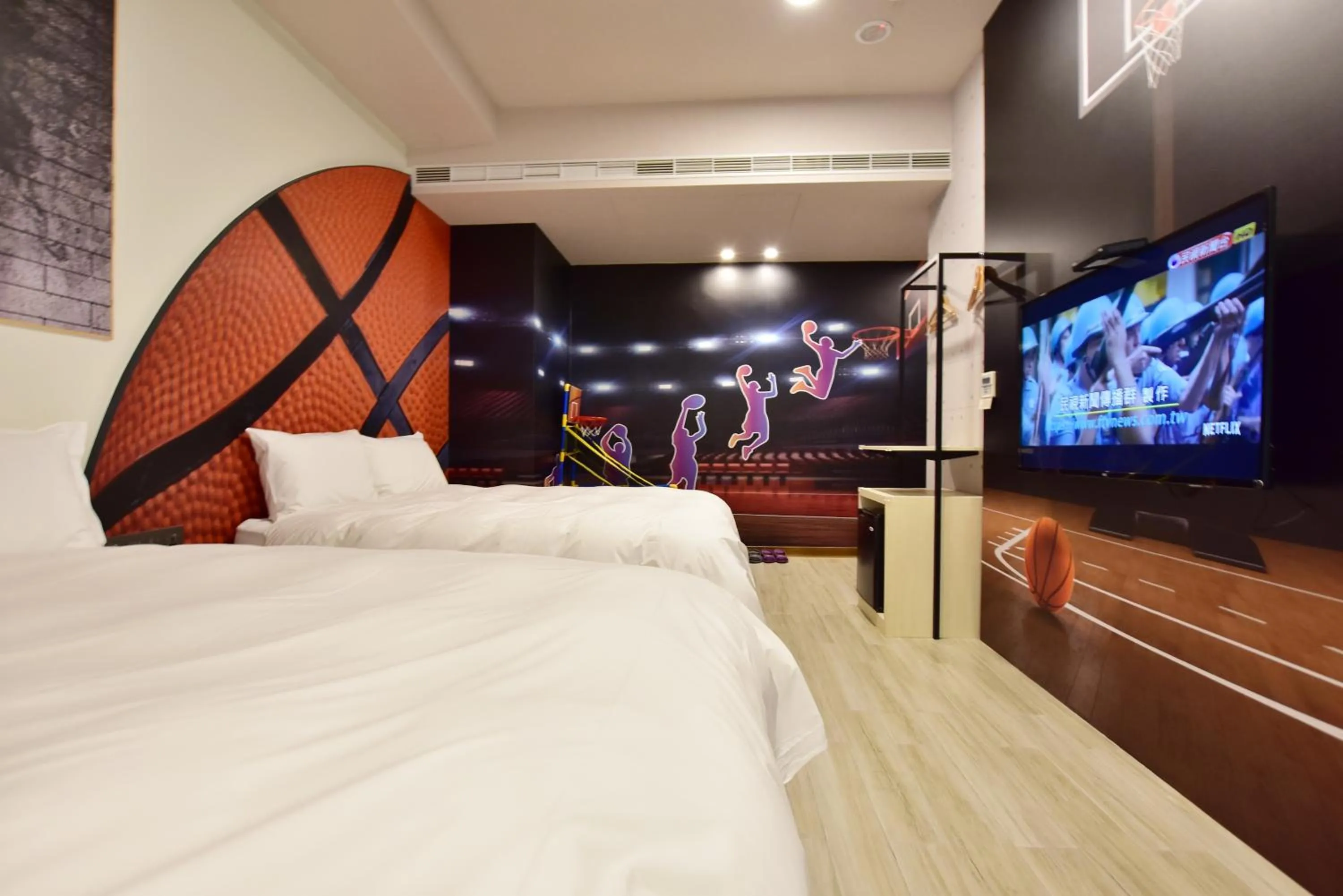 Bed in Muen Yuan Dong Hot Spring Hotel