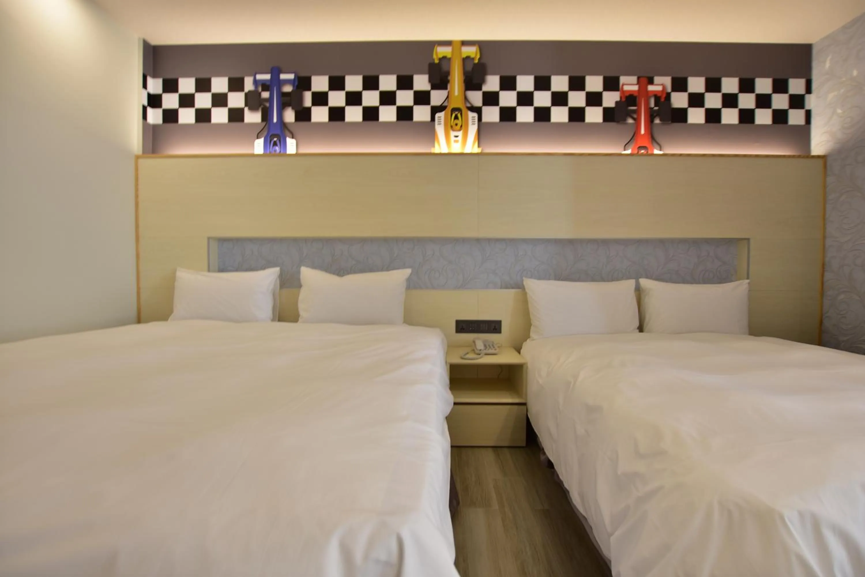 Bed in Muen Yuan Dong Hot Spring Hotel