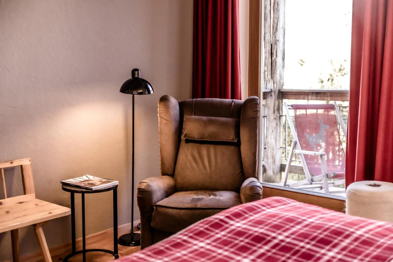 Decorative detail, Bed in Kitzhof Mountain Design Resort, 4 Sterne Superior