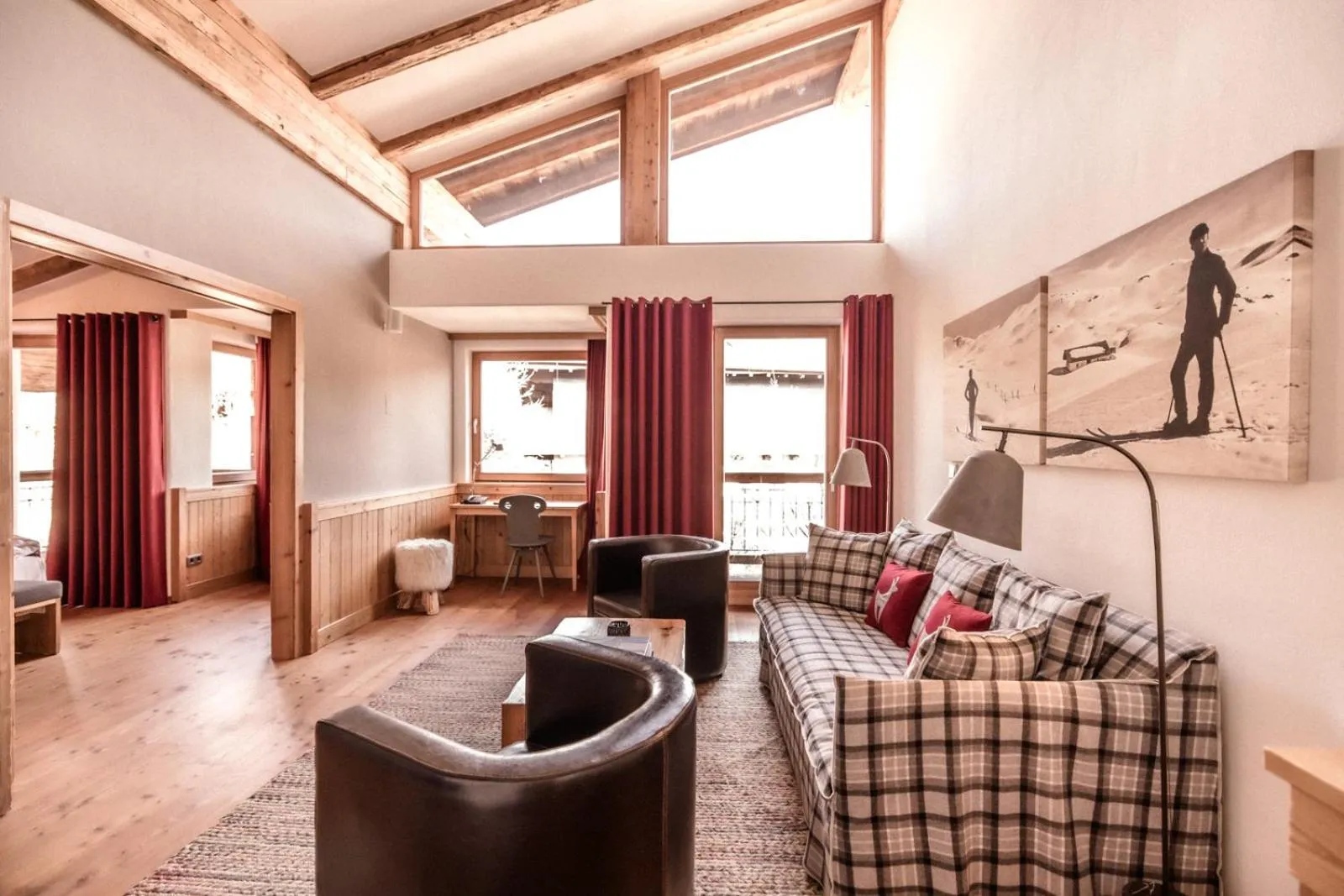 Living room in Kitzhof Mountain Design Resort, 4 Sterne Superior