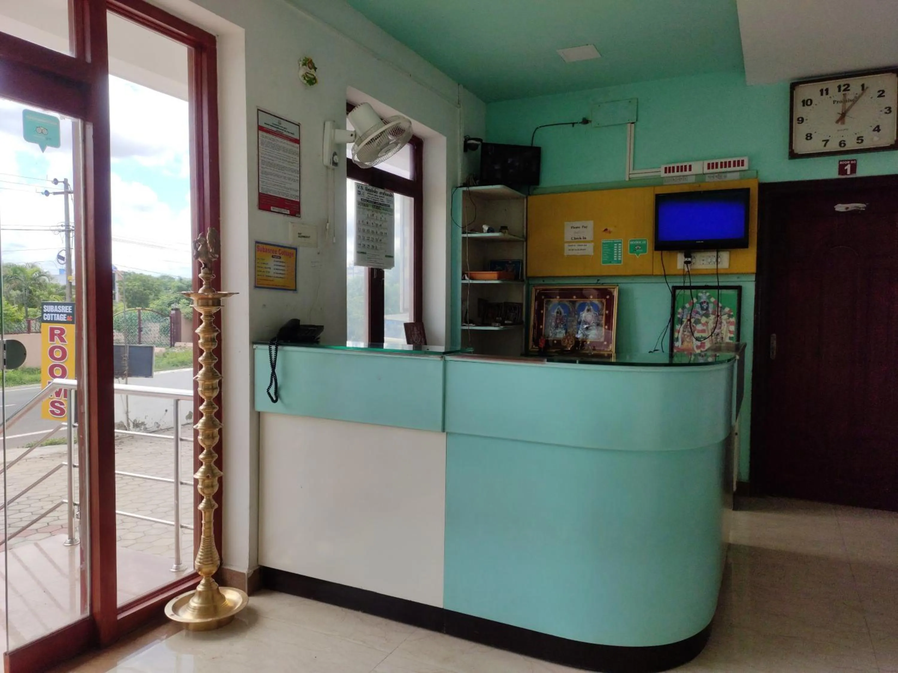 Lobby or reception in subasree cottage