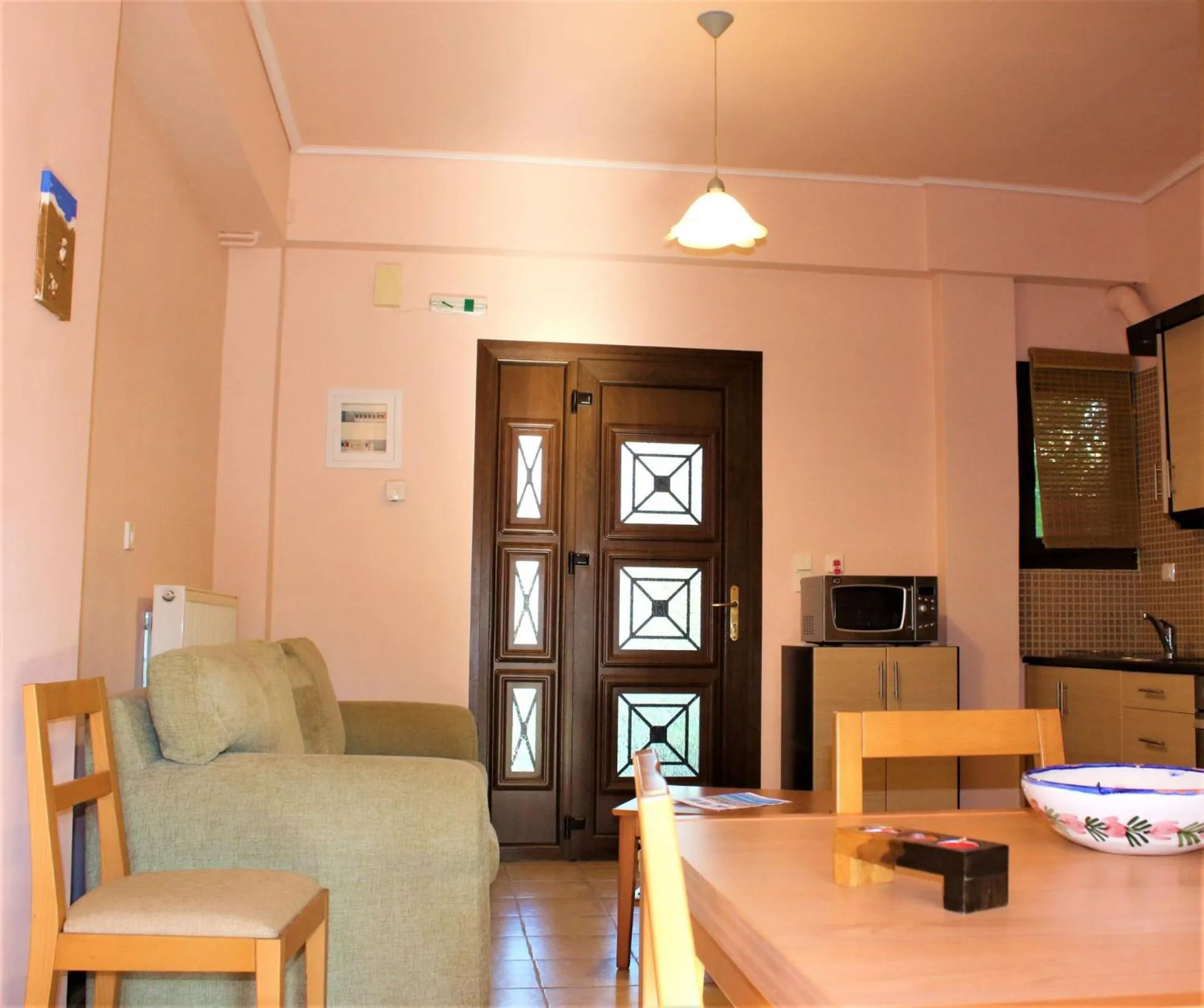 Dining area in Nadia Apartments