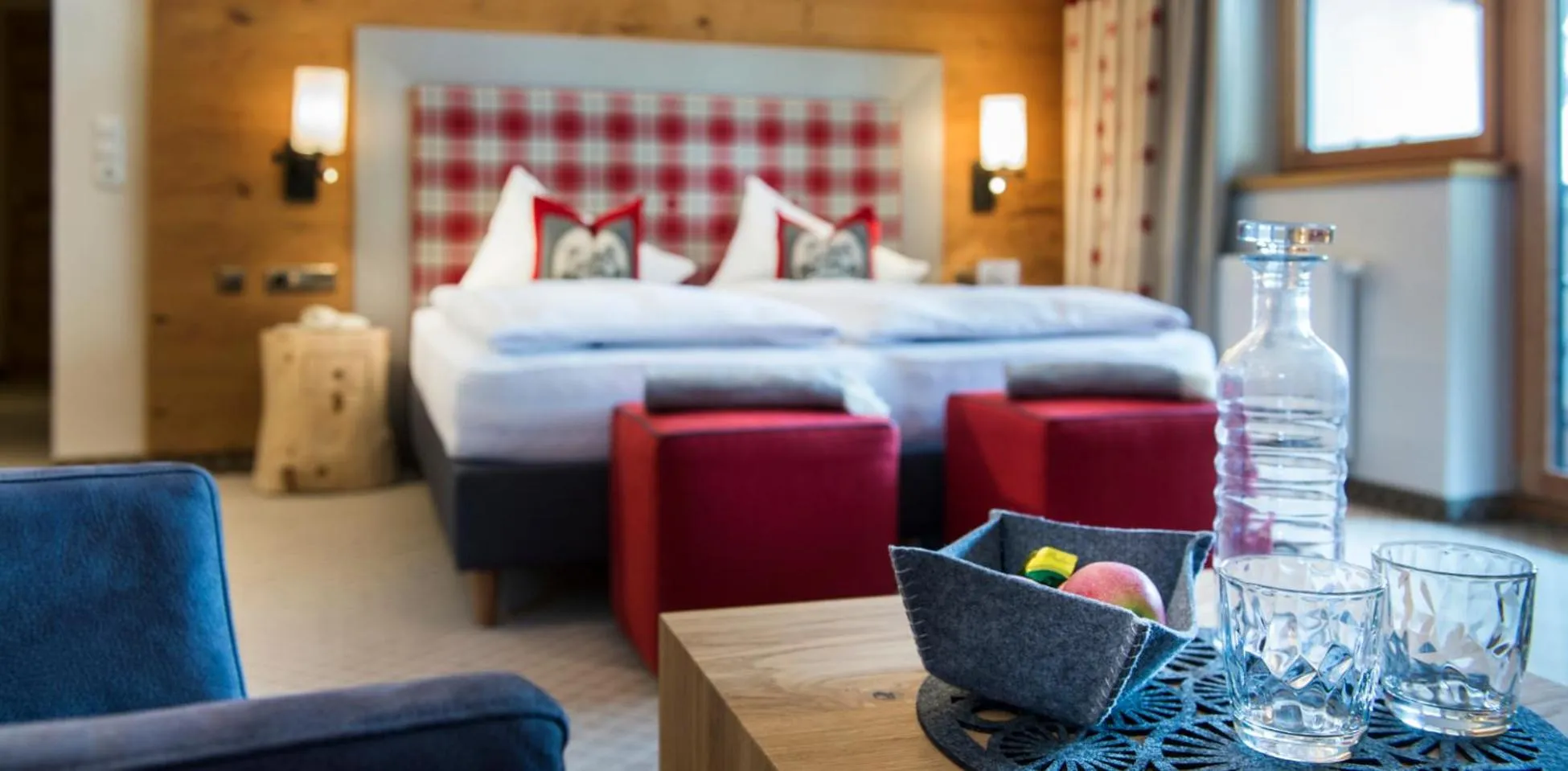 Bedroom, Bed in das Alois 4 Sterne Superior