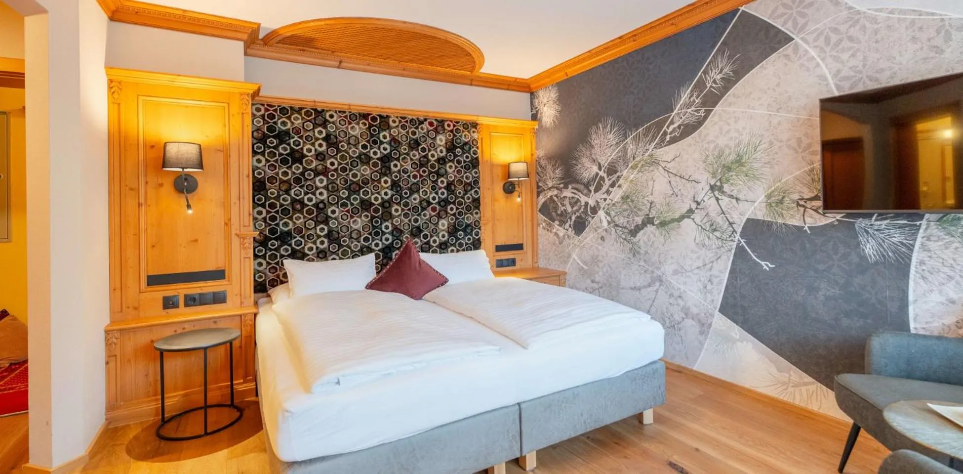 Bedroom, Bed in das Alois 4 Sterne Superior