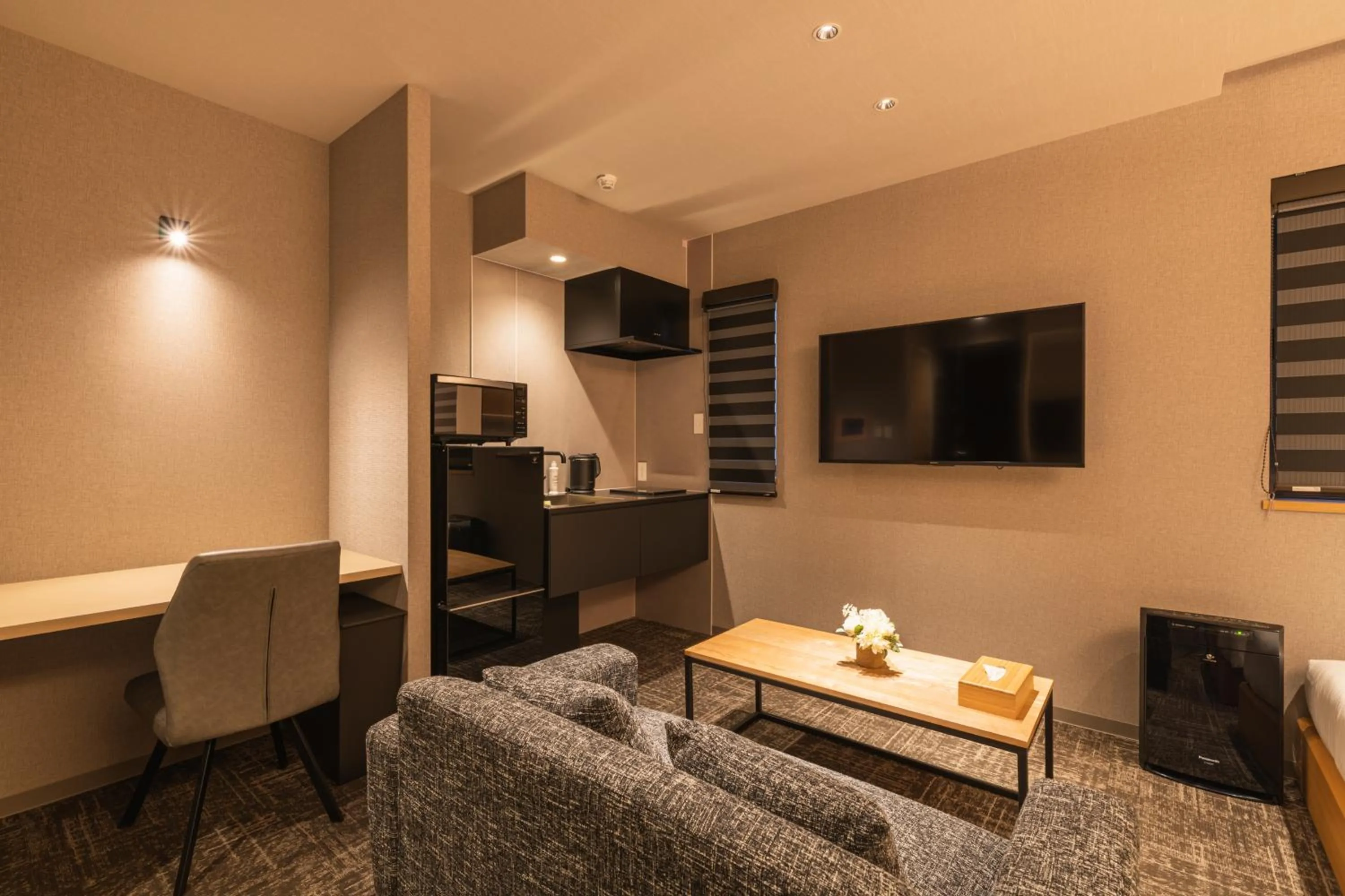 Living room in GRAND BASE Kagoshima Chuo