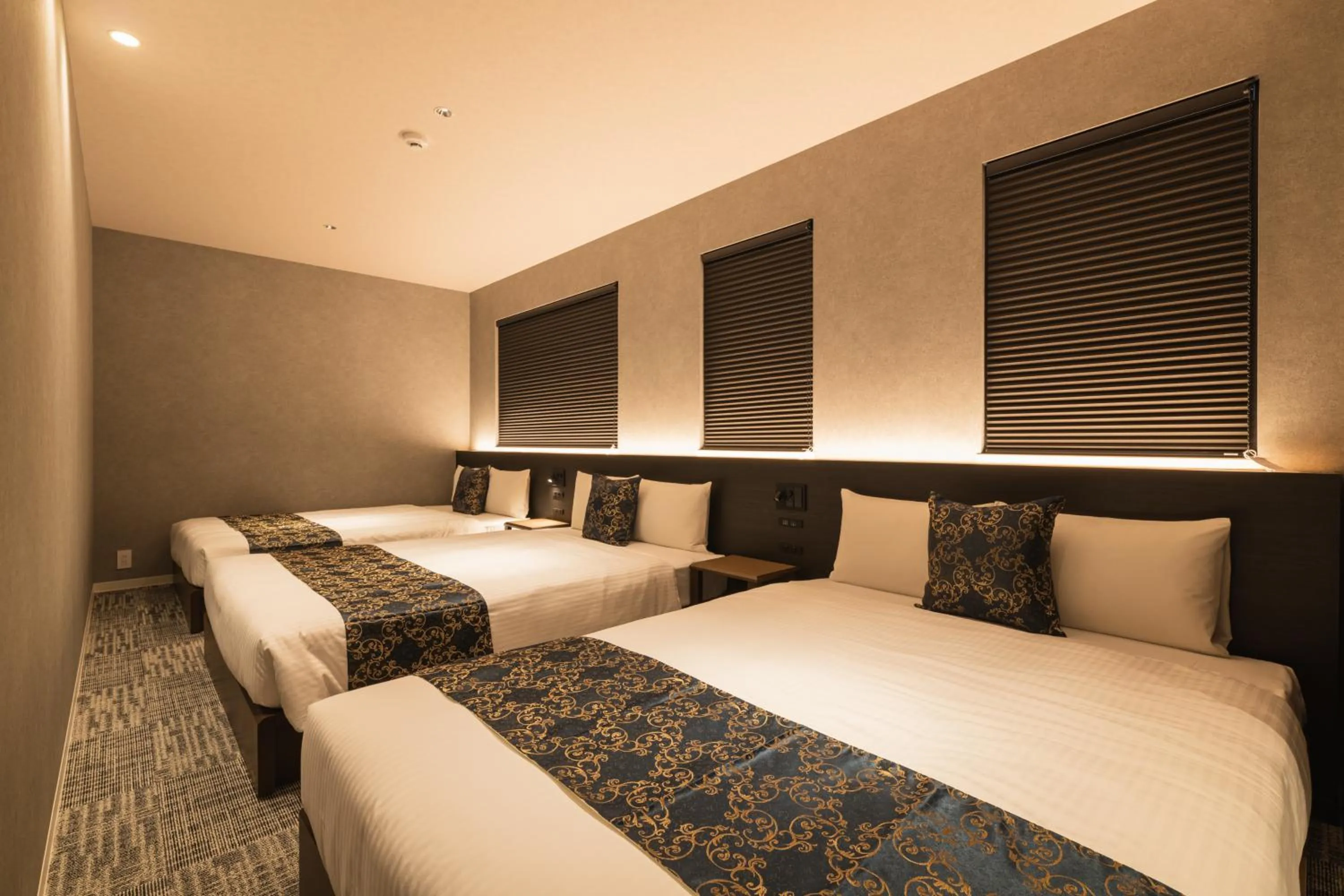 Bed in GRAND BASE Kagoshima Chuo