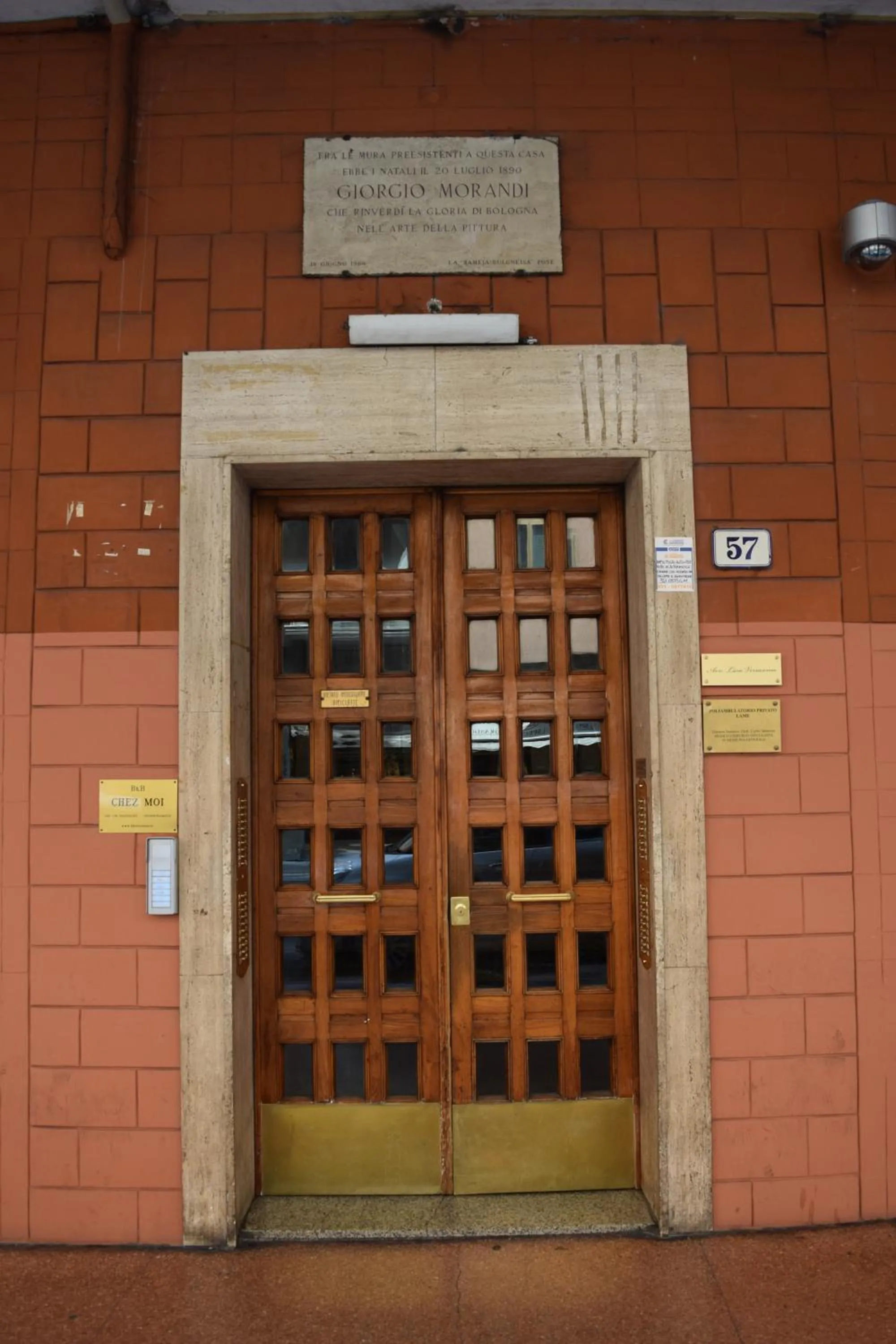 Facade/entrance in B&B Lame 57