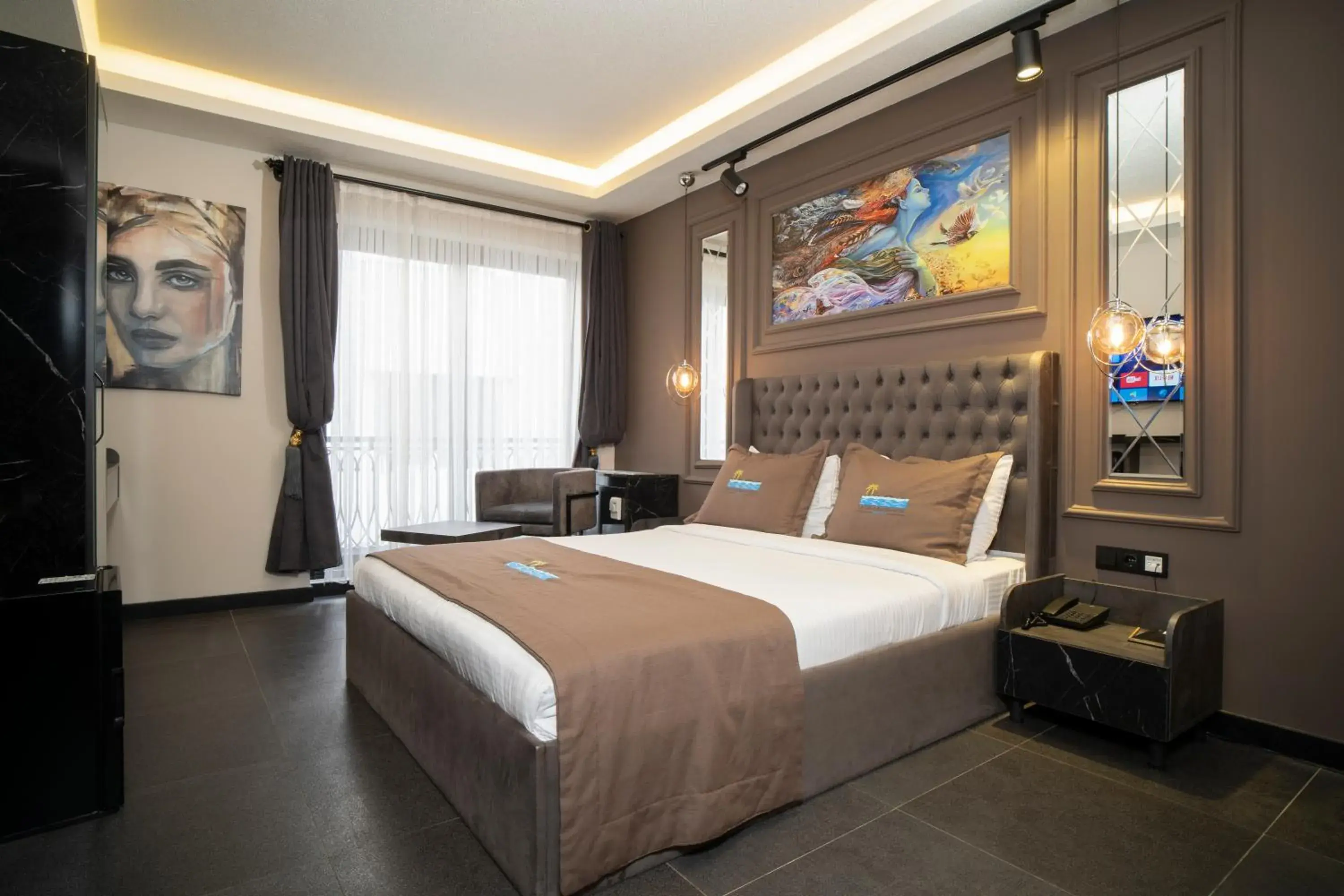 Bed in La Cielo Hotel Bostancı Bed in La Cielo Hotel Bostancı