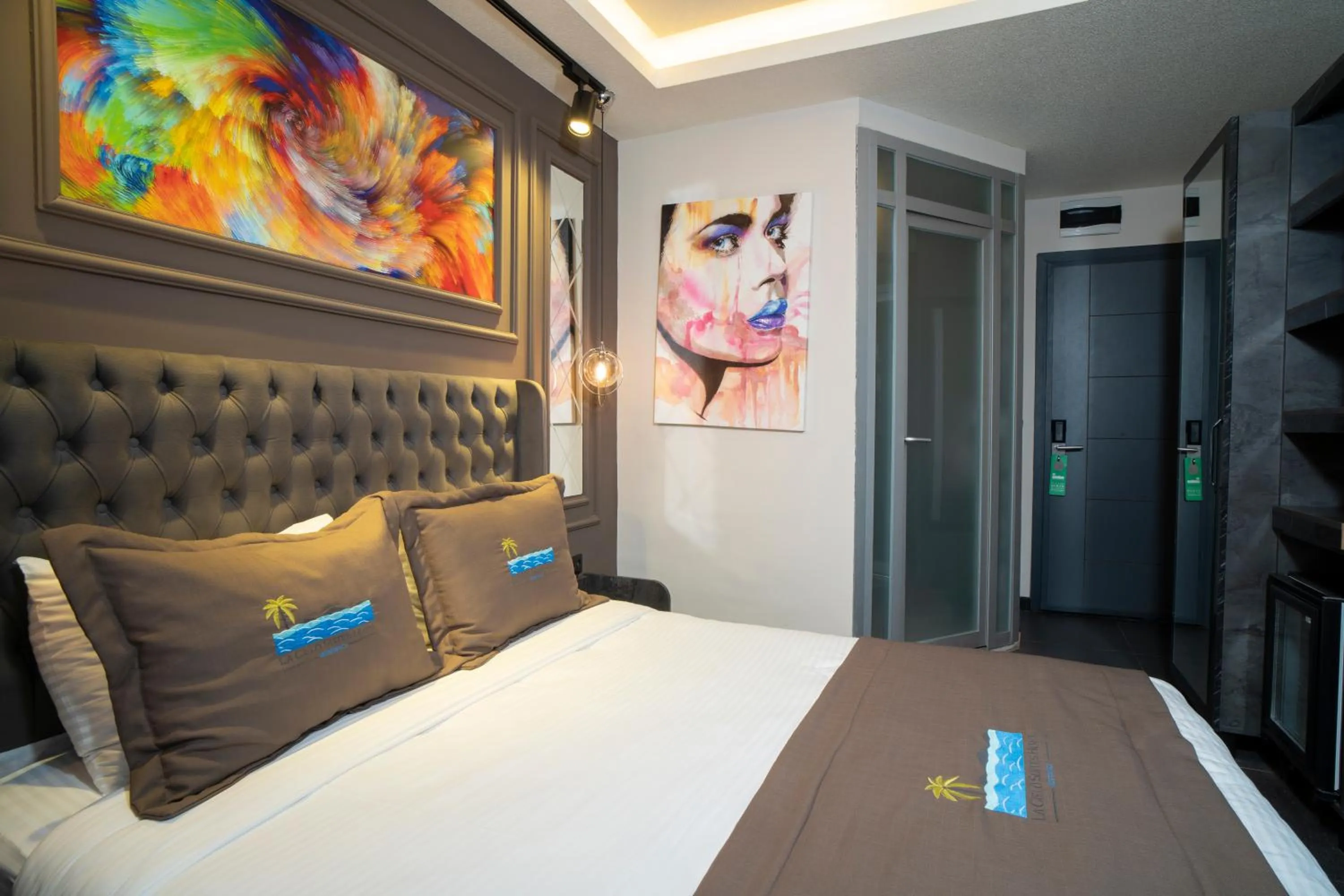 Bed in La Cielo Hotel Bostancı