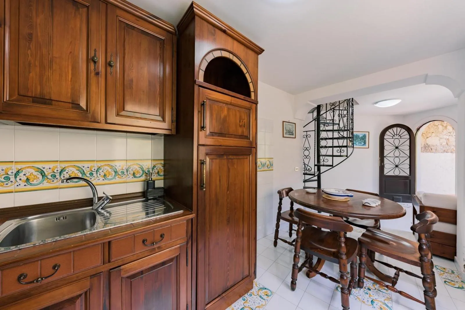 Kitchen or kitchenette in Residence Villa Rosa