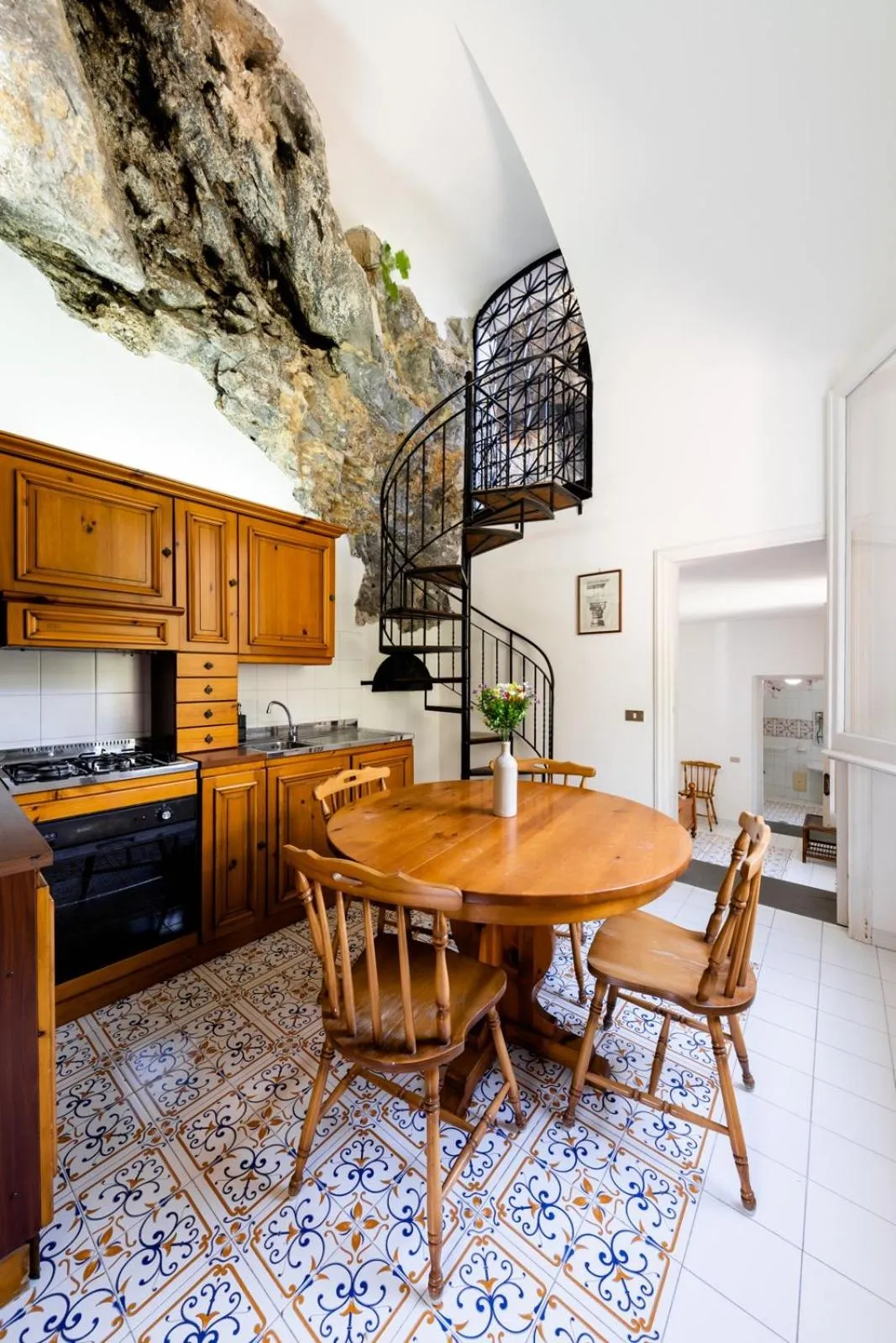 Kitchen or kitchenette in Residence Villa Rosa