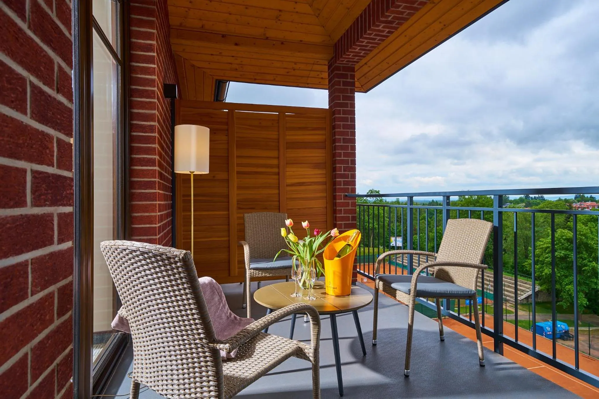Balcony/Terrace in Wellness Hotel Queens