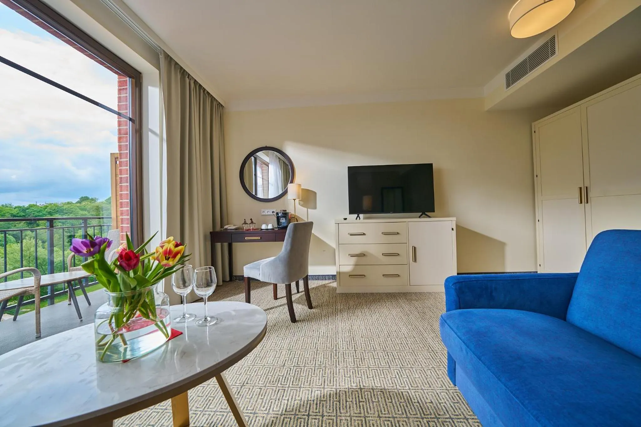 Living room in Wellness Hotel Queens