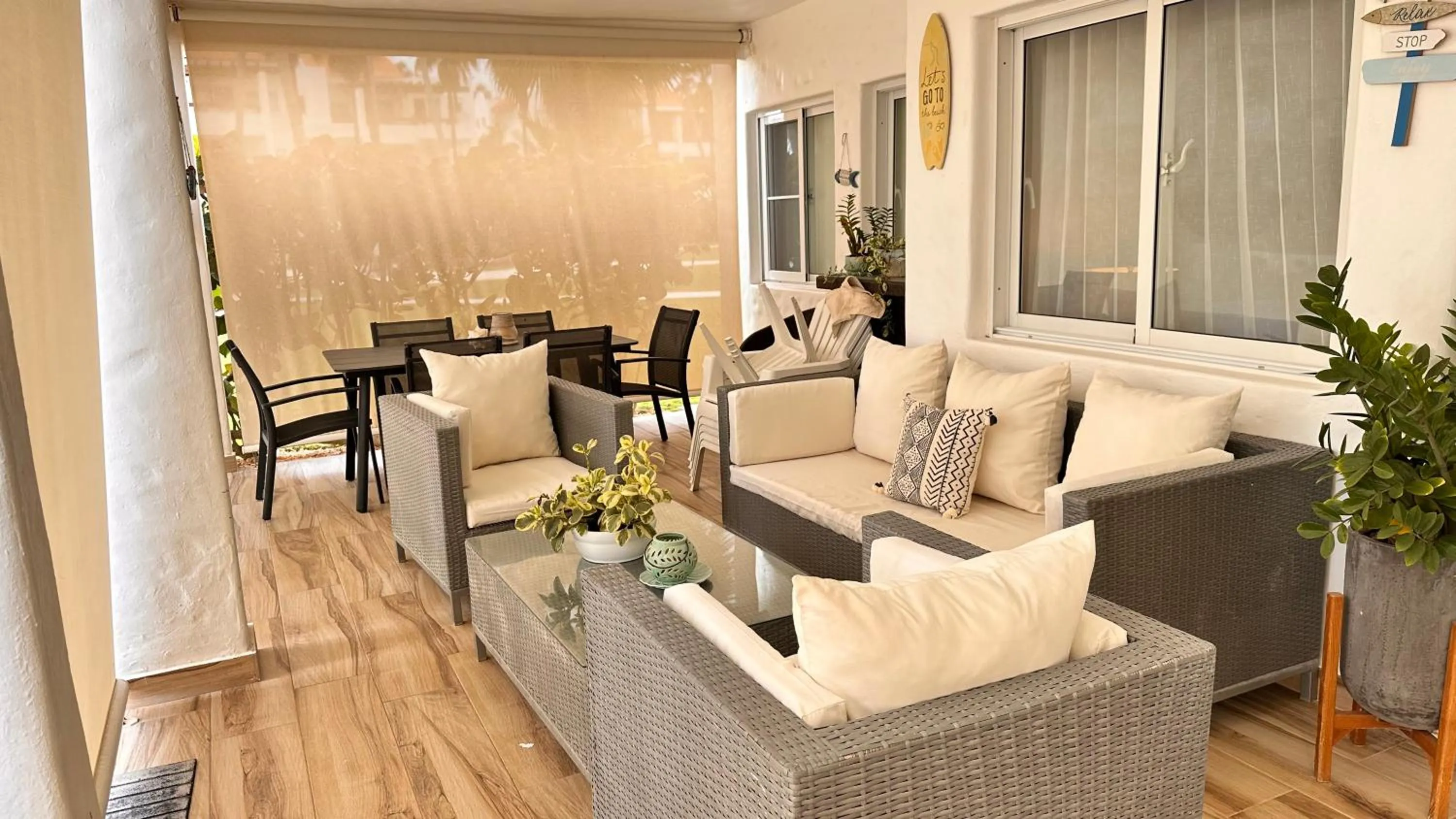 Balcony/Terrace in Stanza Mare Beach Front