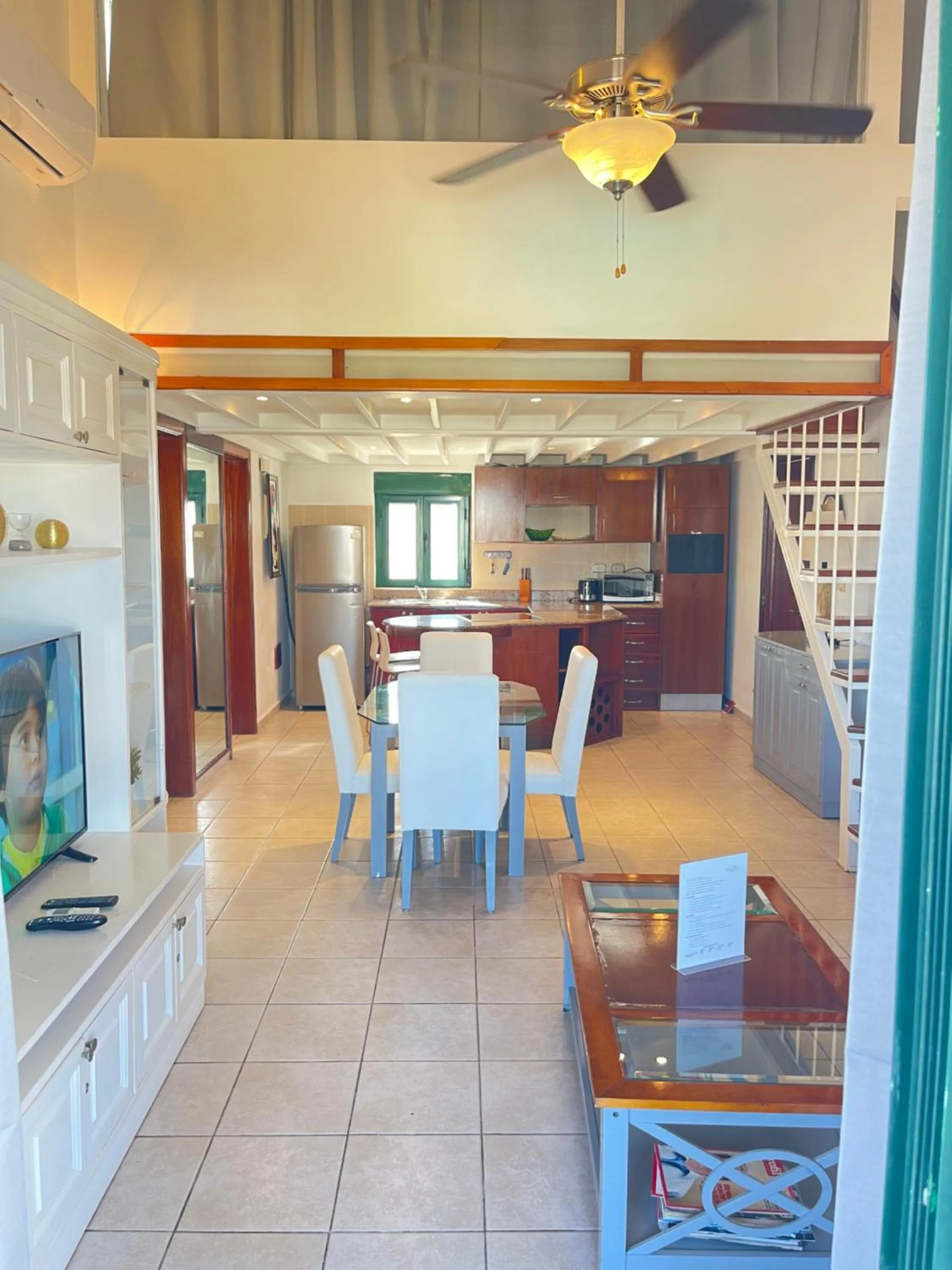 Kitchen or kitchenette in Stanza Mare Beach Front