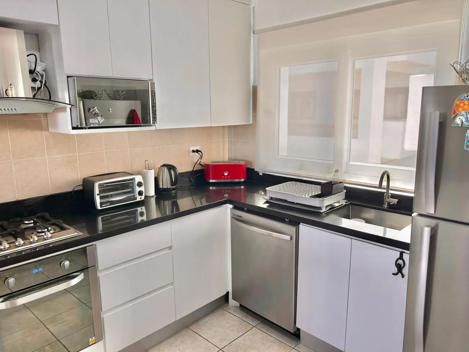 Kitchen or kitchenette in Stanza Mare Beach Front