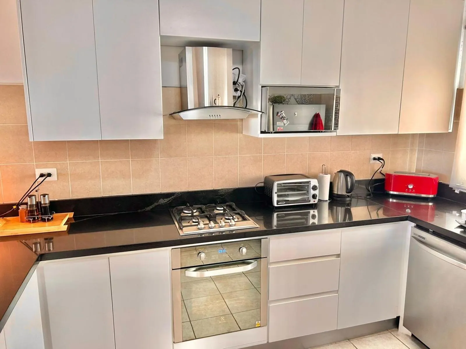 Kitchen or kitchenette in Stanza Mare Beach Front
