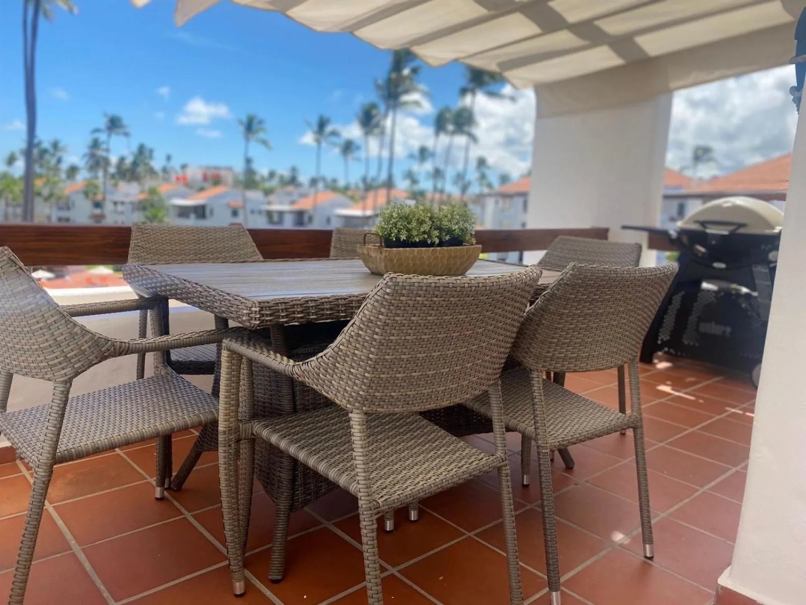Balcony/Terrace in Stanza Mare Beach Front