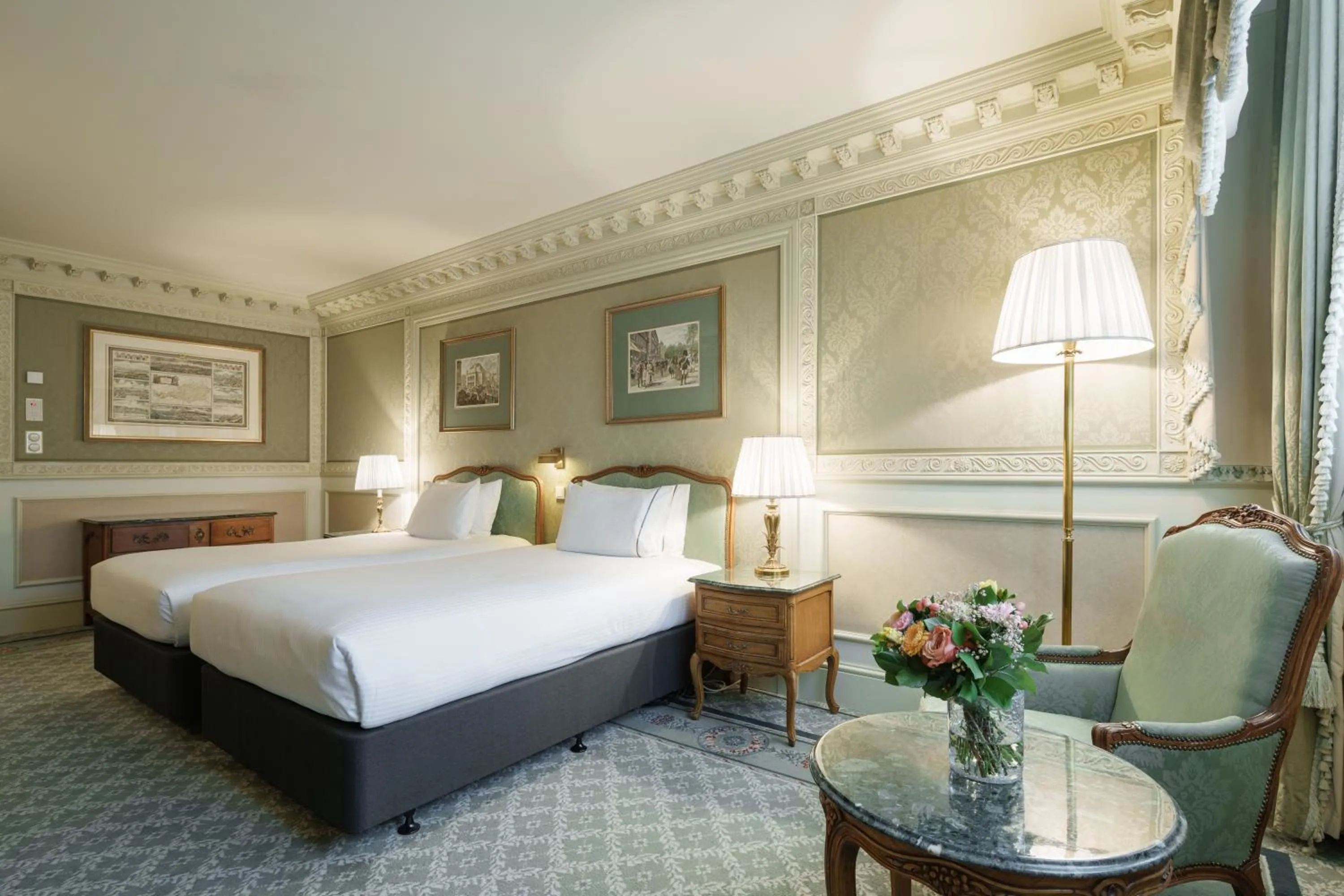 Bed in Eurostars Grand Hotel Wien