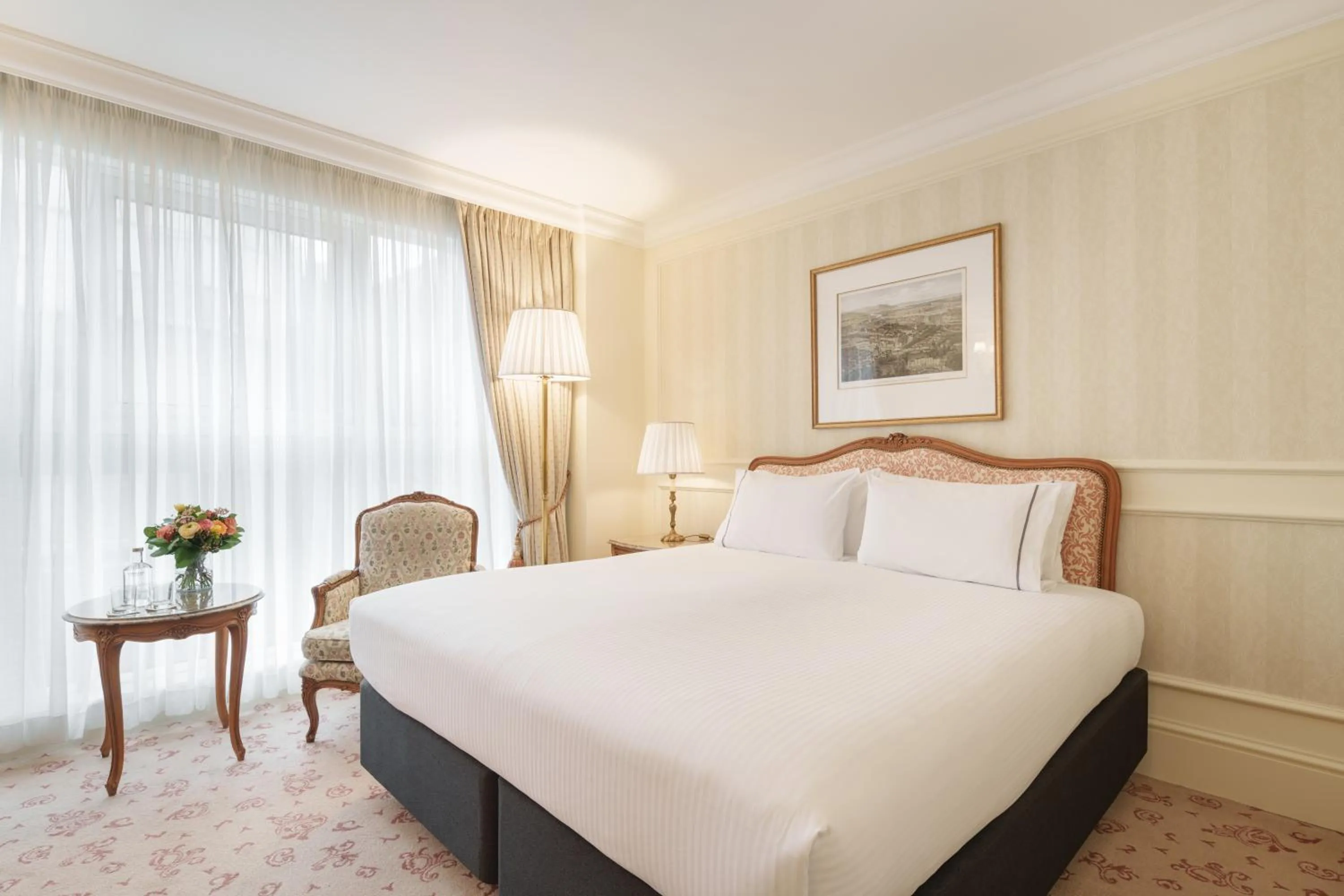 Bed in Eurostars Grand Hotel Wien