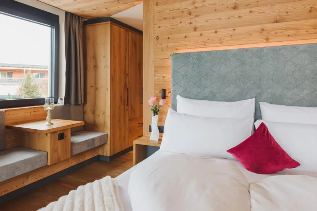 Bed in Boutiquehotel Acherl