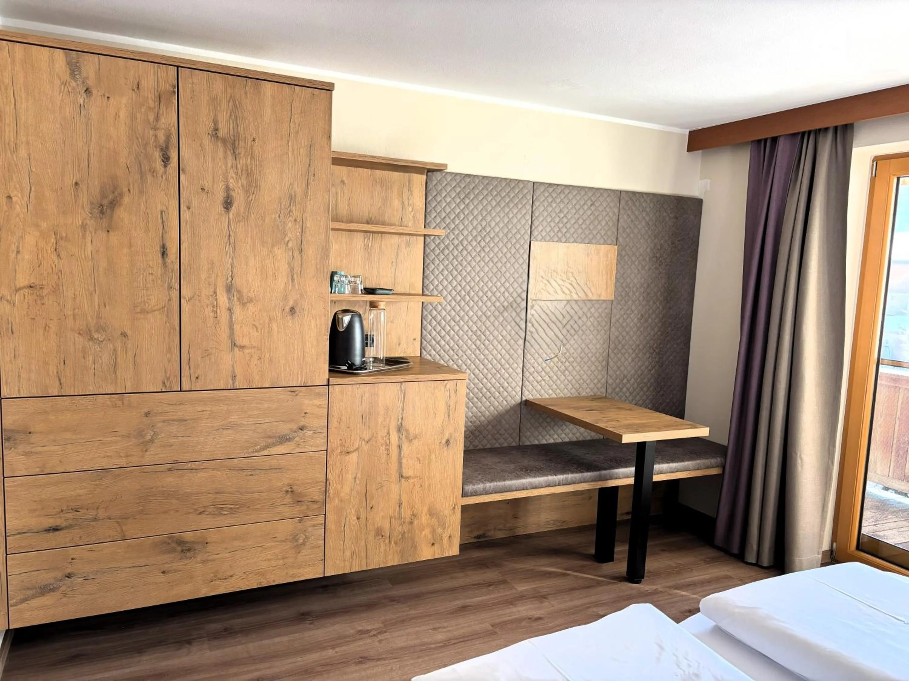 Bed in Boutiquehotel Acherl