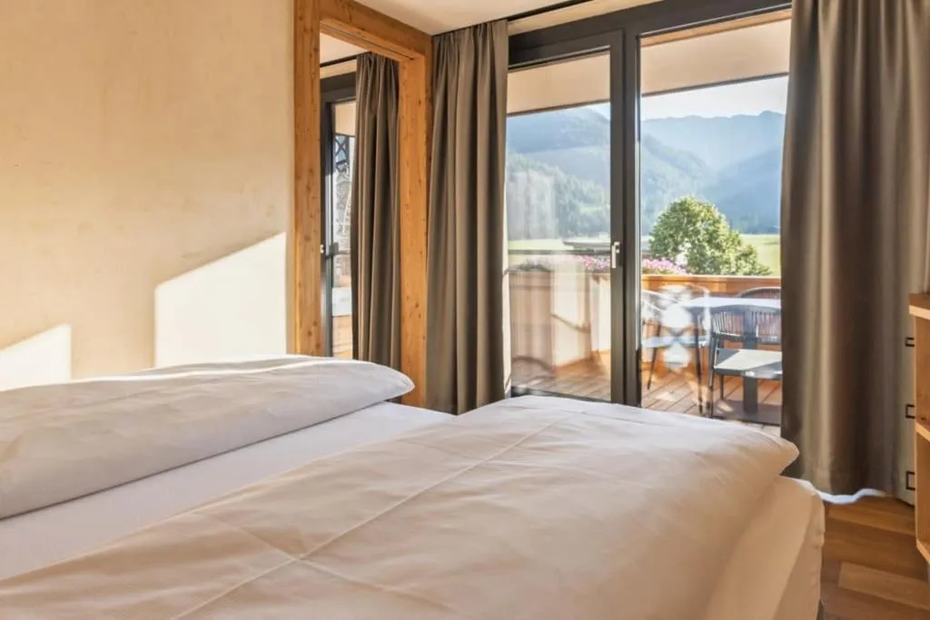 Bed in Boutiquehotel Acherl