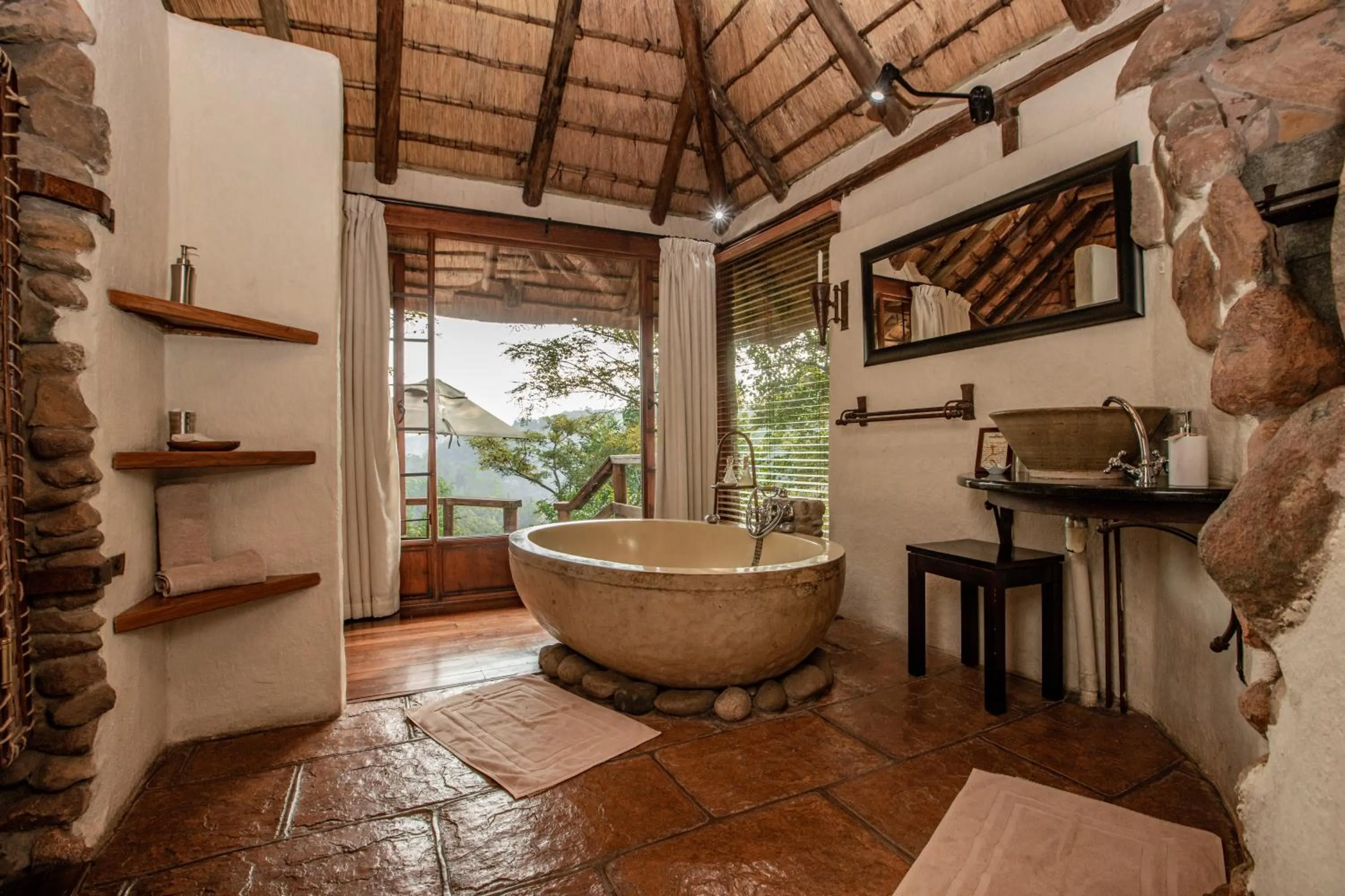 Bathroom in Tanamera Lodge