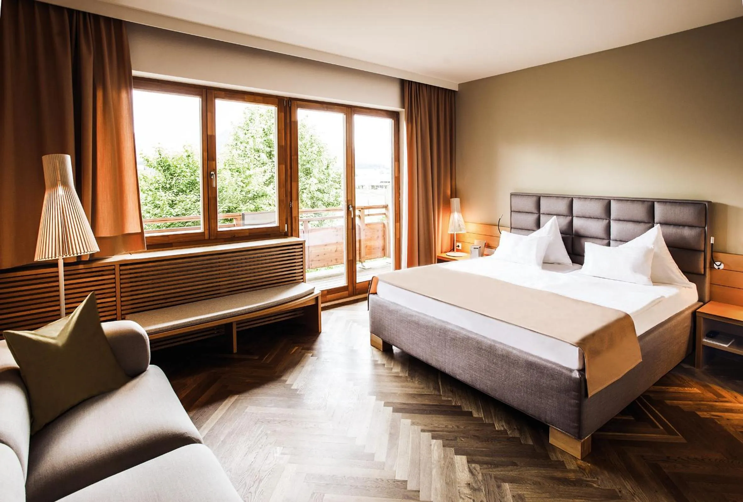 Photo of the whole room, Bed in G'sund & Natur Hotel Die Wasnerin - Adults Only