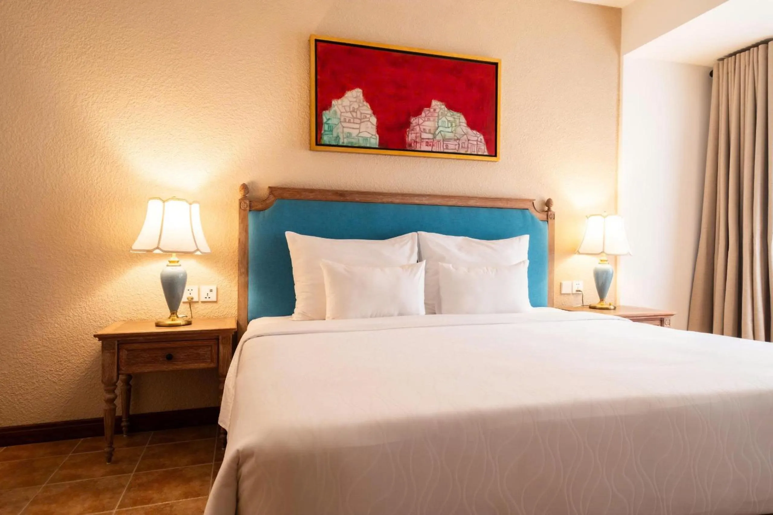 Bed in Venus Hotel Tam Đảo