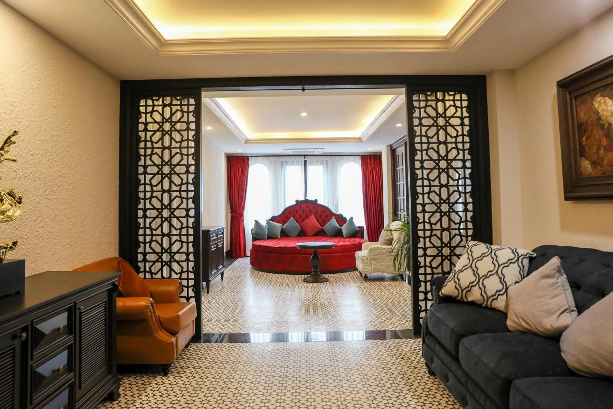 Living room in Venus Hotel Tam Đảo