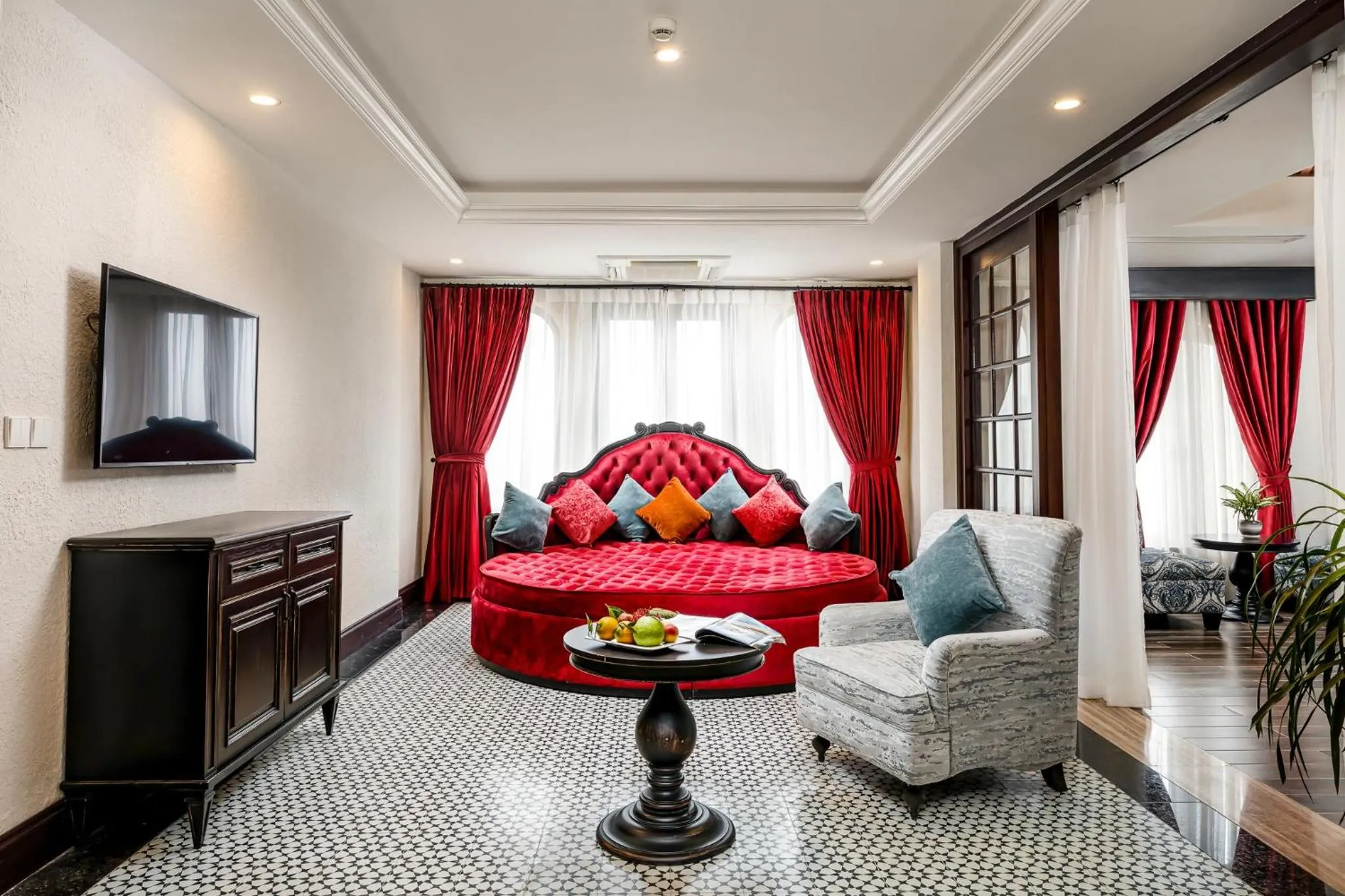 Living room in Venus Hotel Tam Đảo