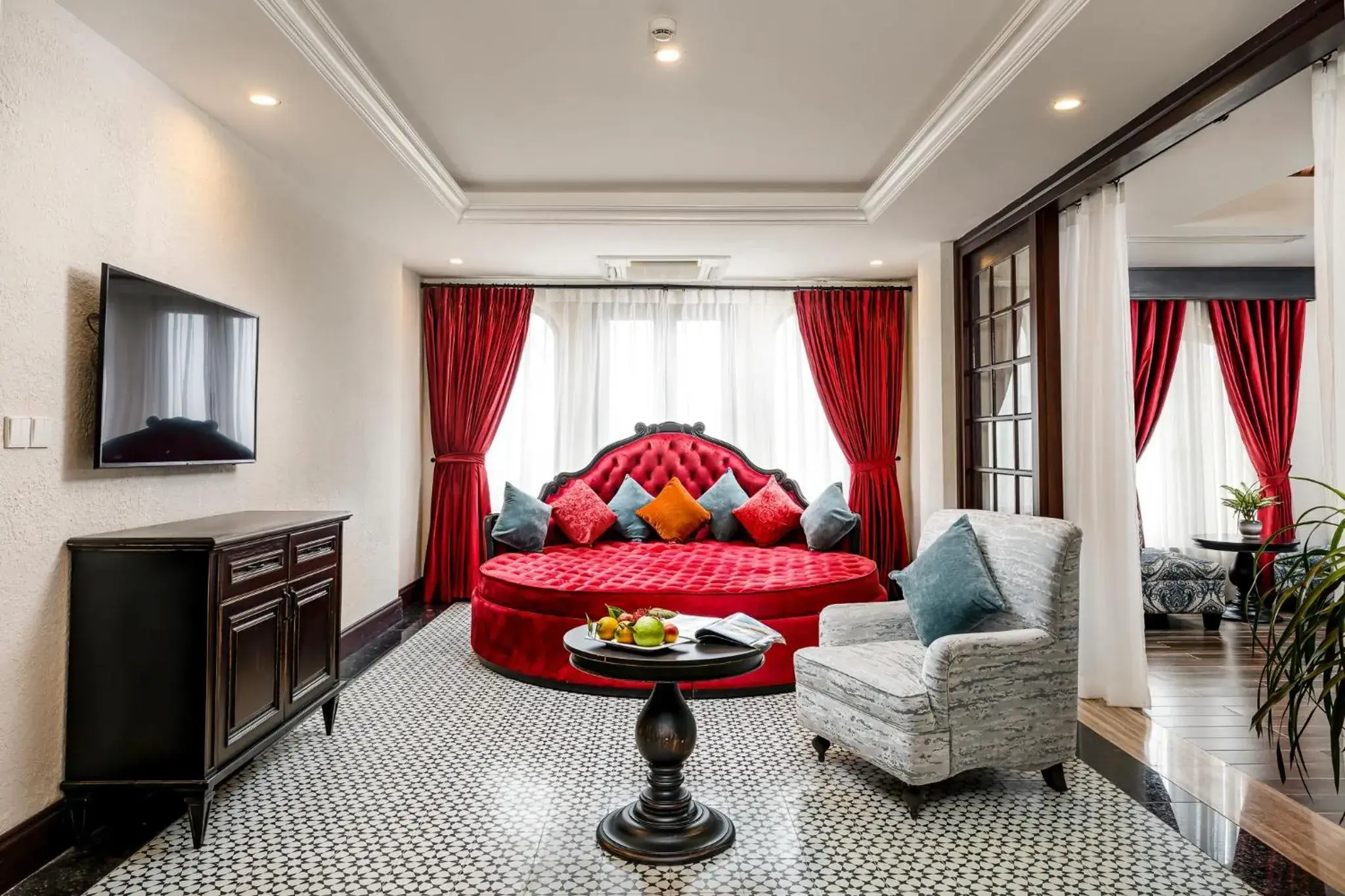 Living room in Venus Hotel Tam Đảo Living room in Venus Hotel Tam Đảo