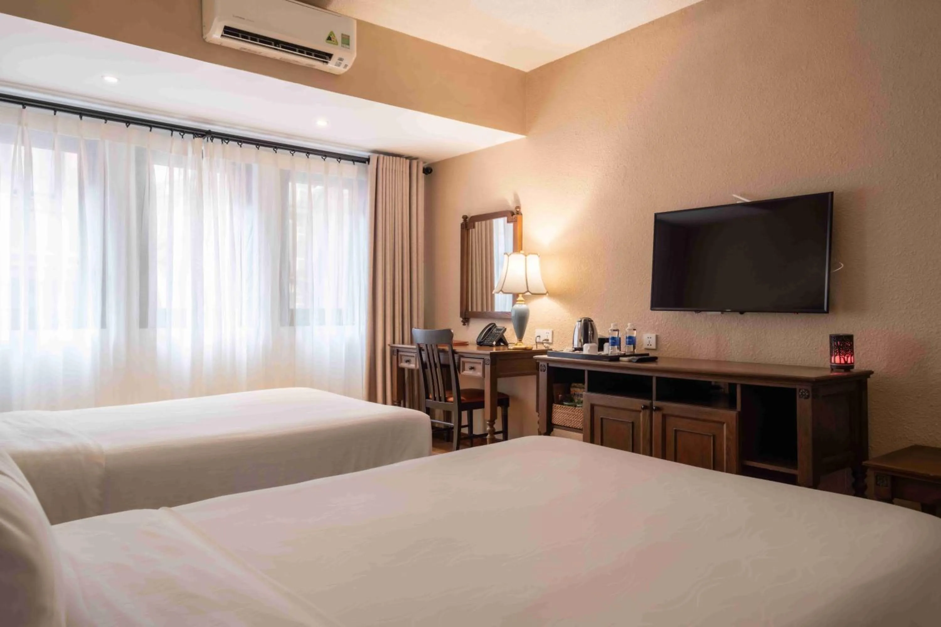 TV and multimedia, Bed in Venus Hotel Tam Đảo