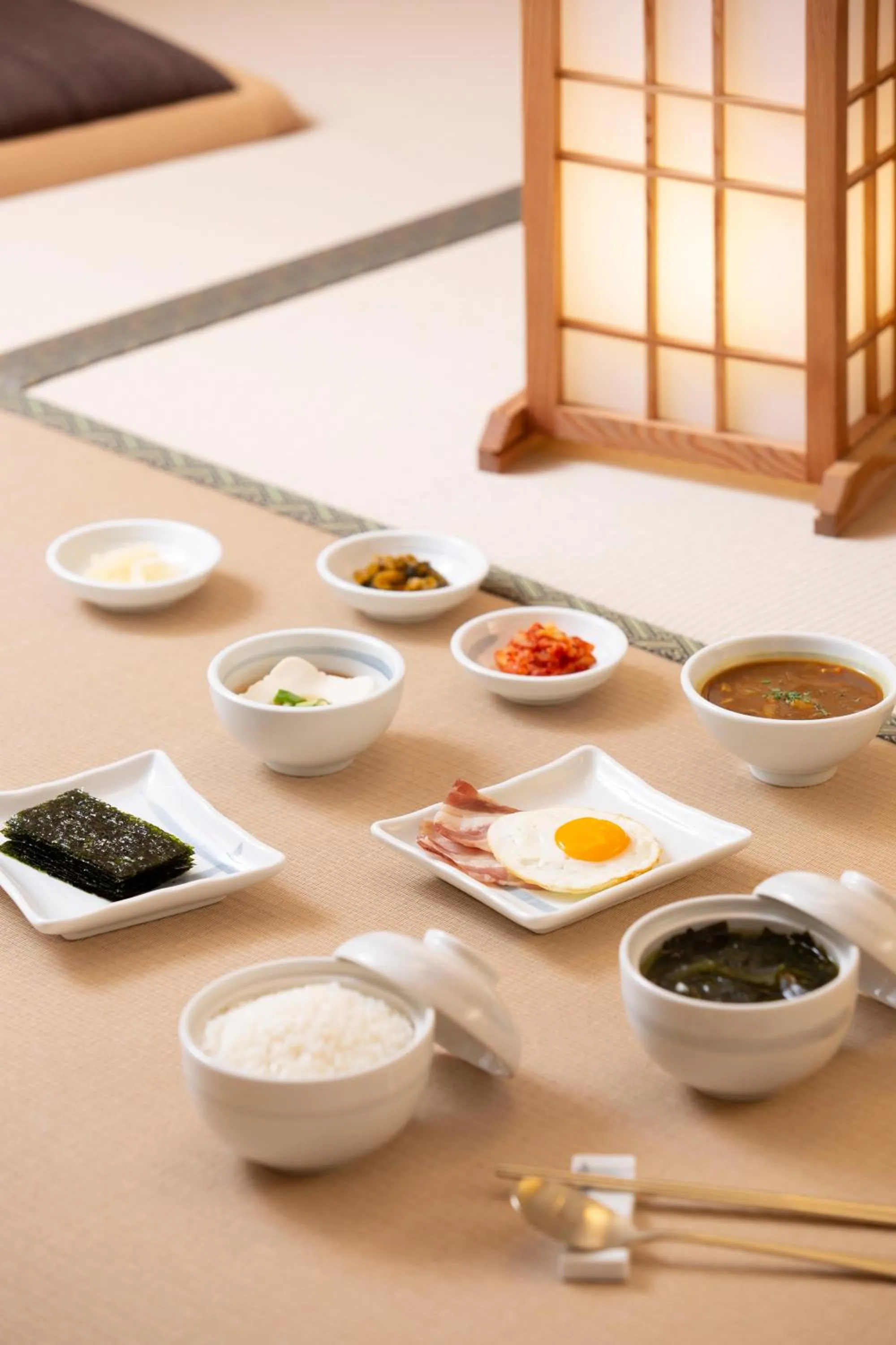 Breakfast in Tomonoya Hotel and Ryokan Gyeongju